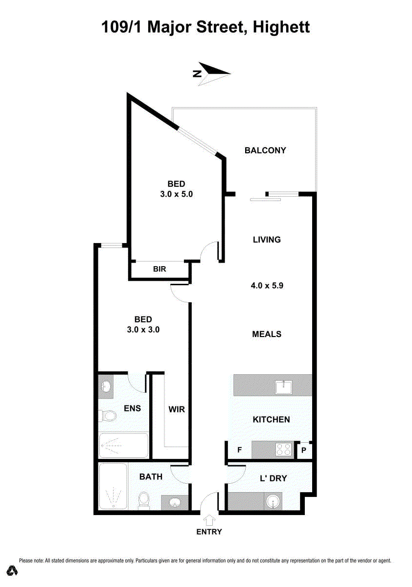 109/1 Major Street, Highett VIC 3190 - Floorplan