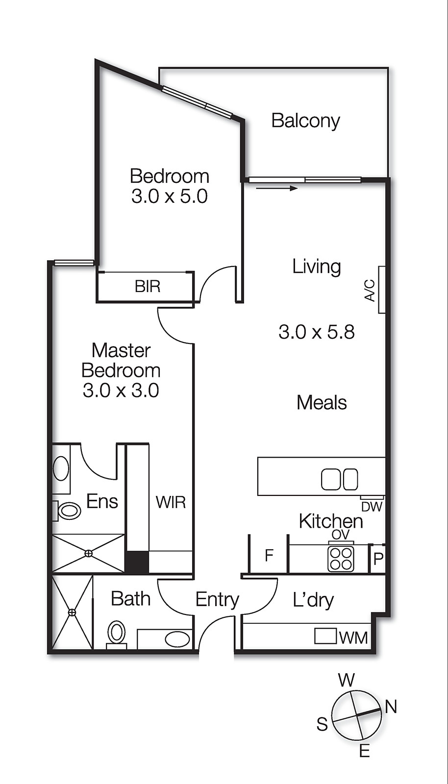 109/1 Major Street, Highett VIC 3190 - Floorplan