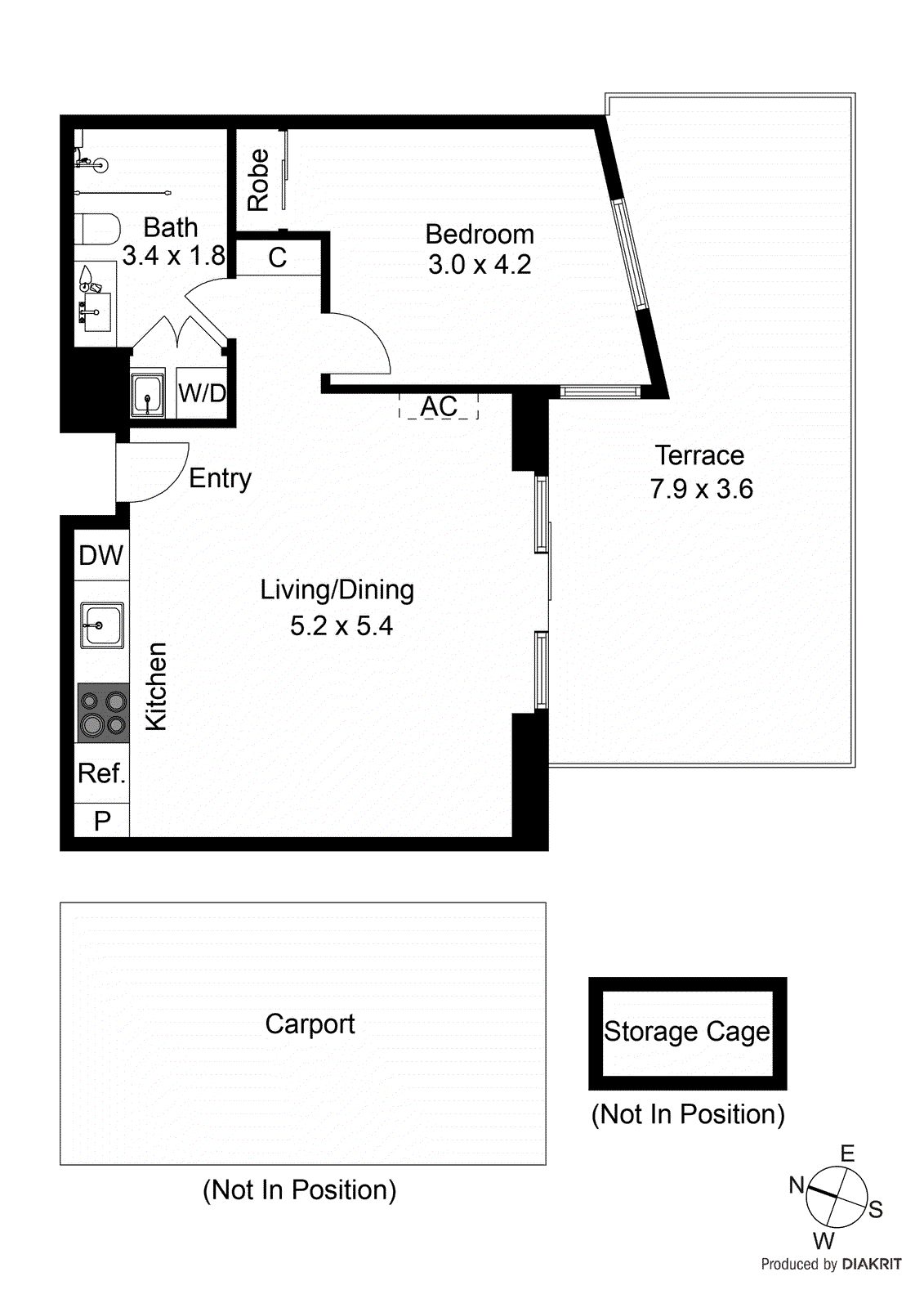 109/105 Nott Street, Port Melbourne VIC 3207 - Floorplan