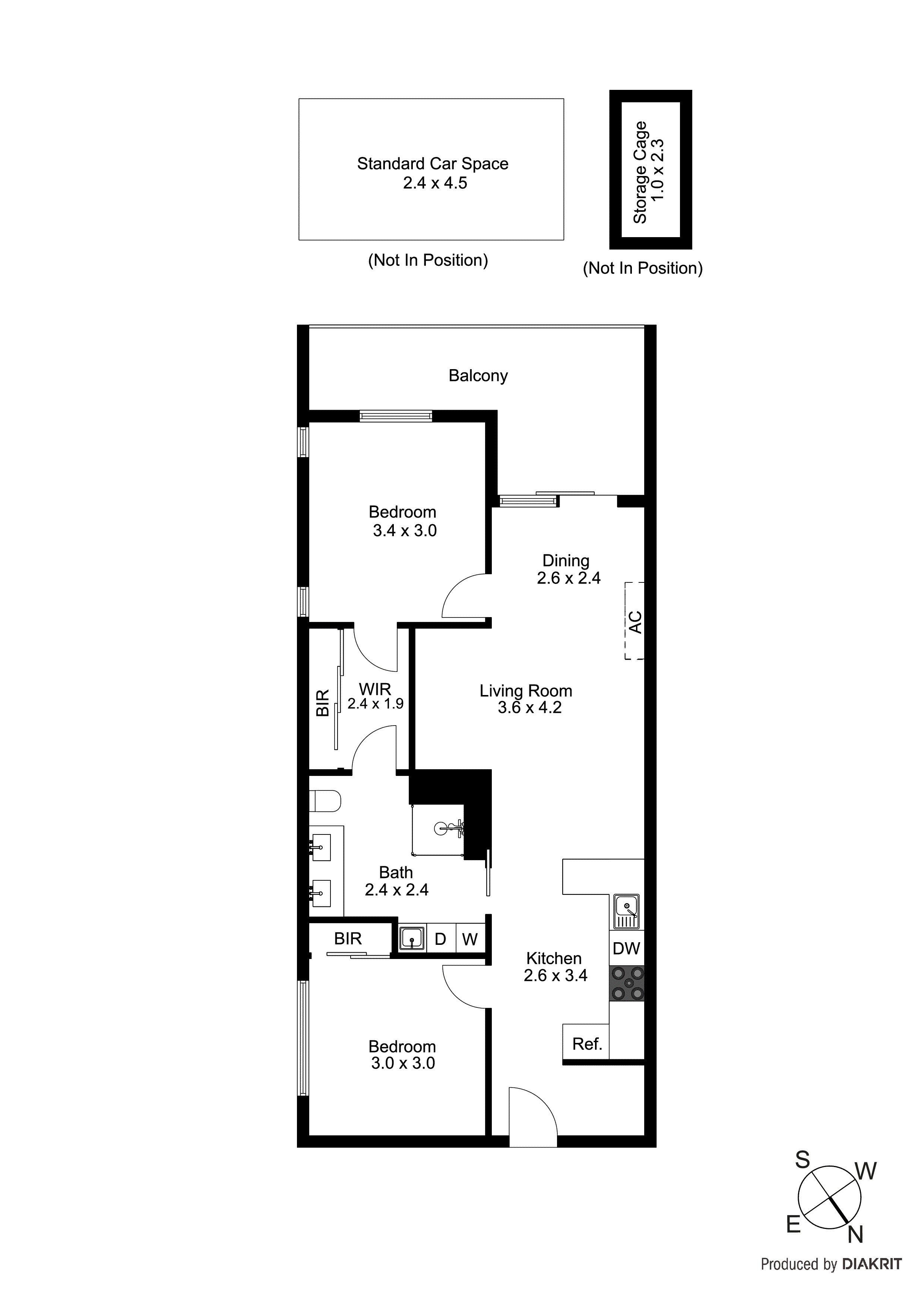 109/195 Station Street, Edithvale VIC 3196 - Floorplan
