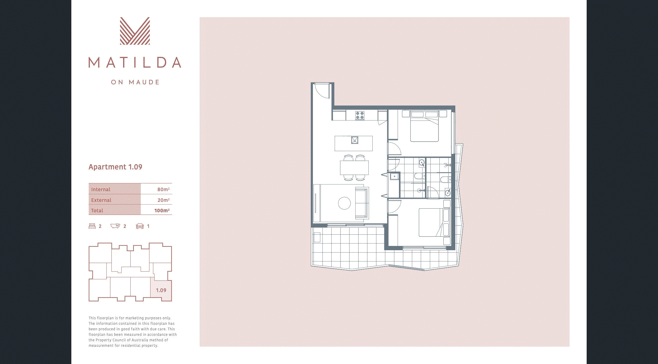 109/5 Maude Street, Cheltenham VIC 3192 - Floorplan