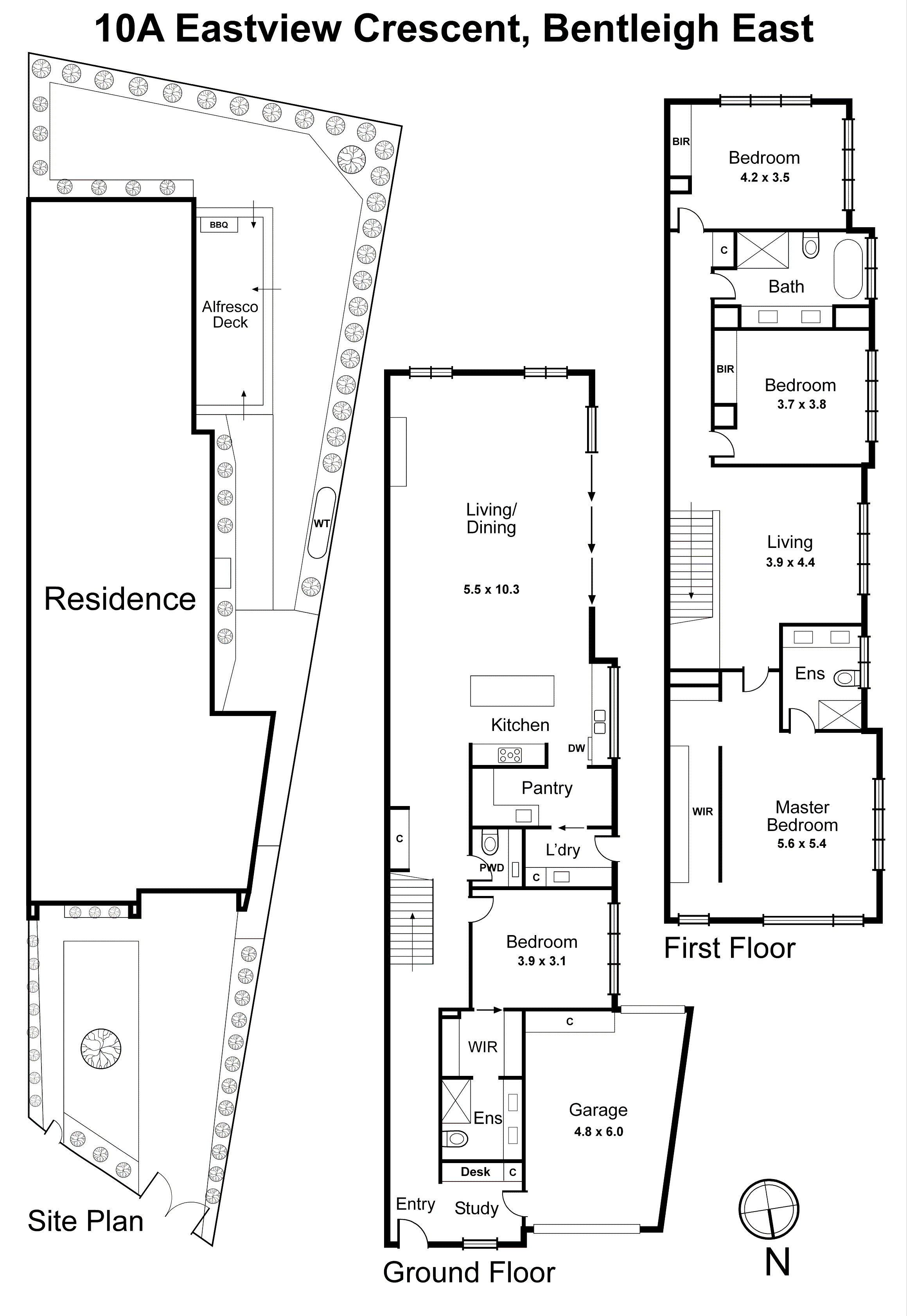 10a East View Crescent, Bentleigh East VIC 3165 - Floorplan