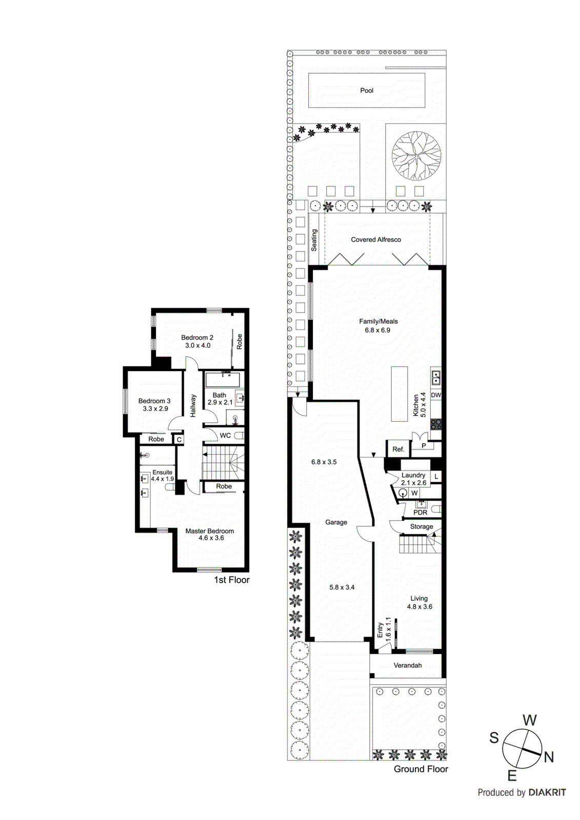 10A Eric Avenue, Mordialloc VIC 3195 - Floorplan