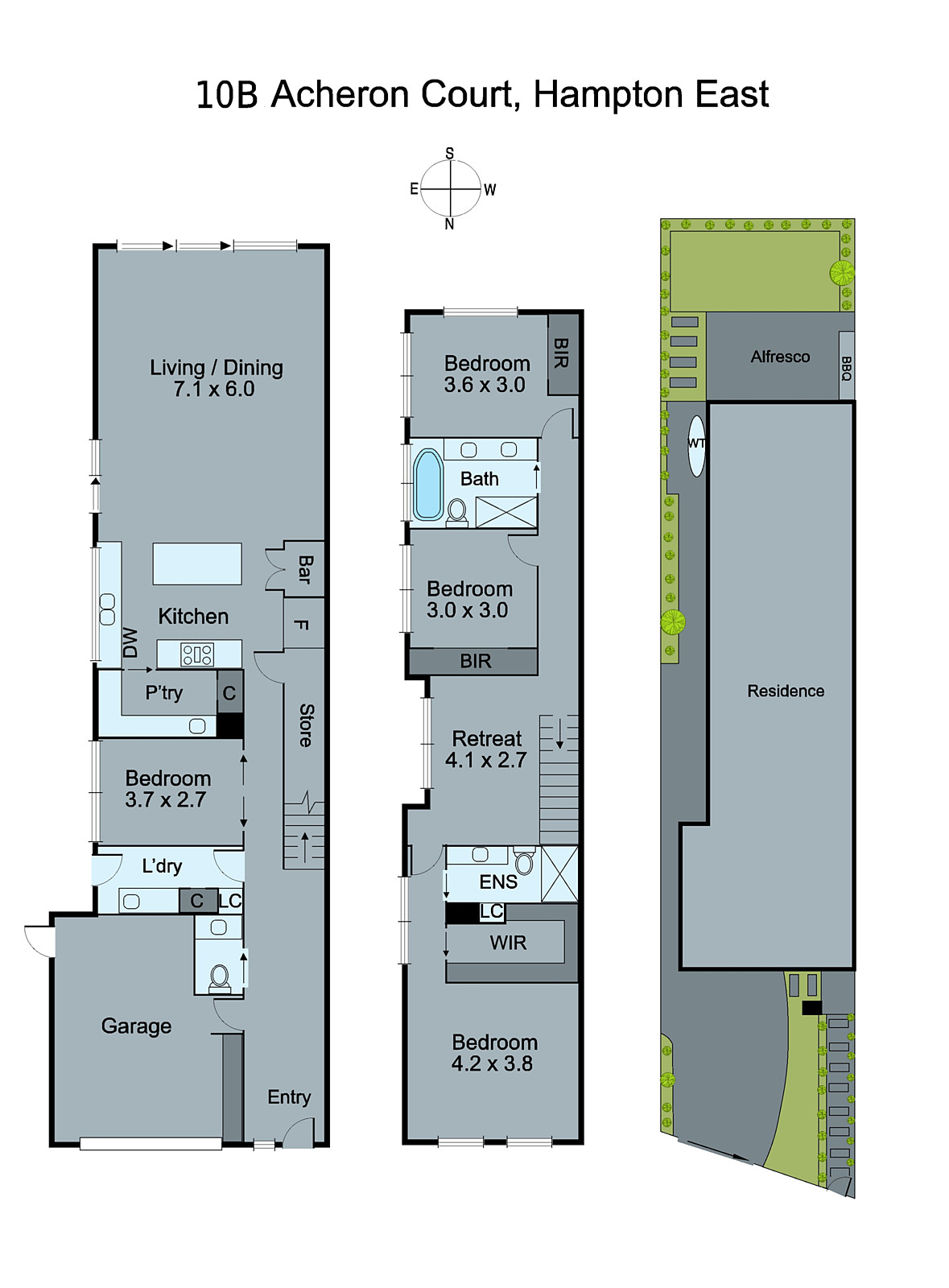 10B Acheron Court, Hampton East VIC 3188 - Floorplan