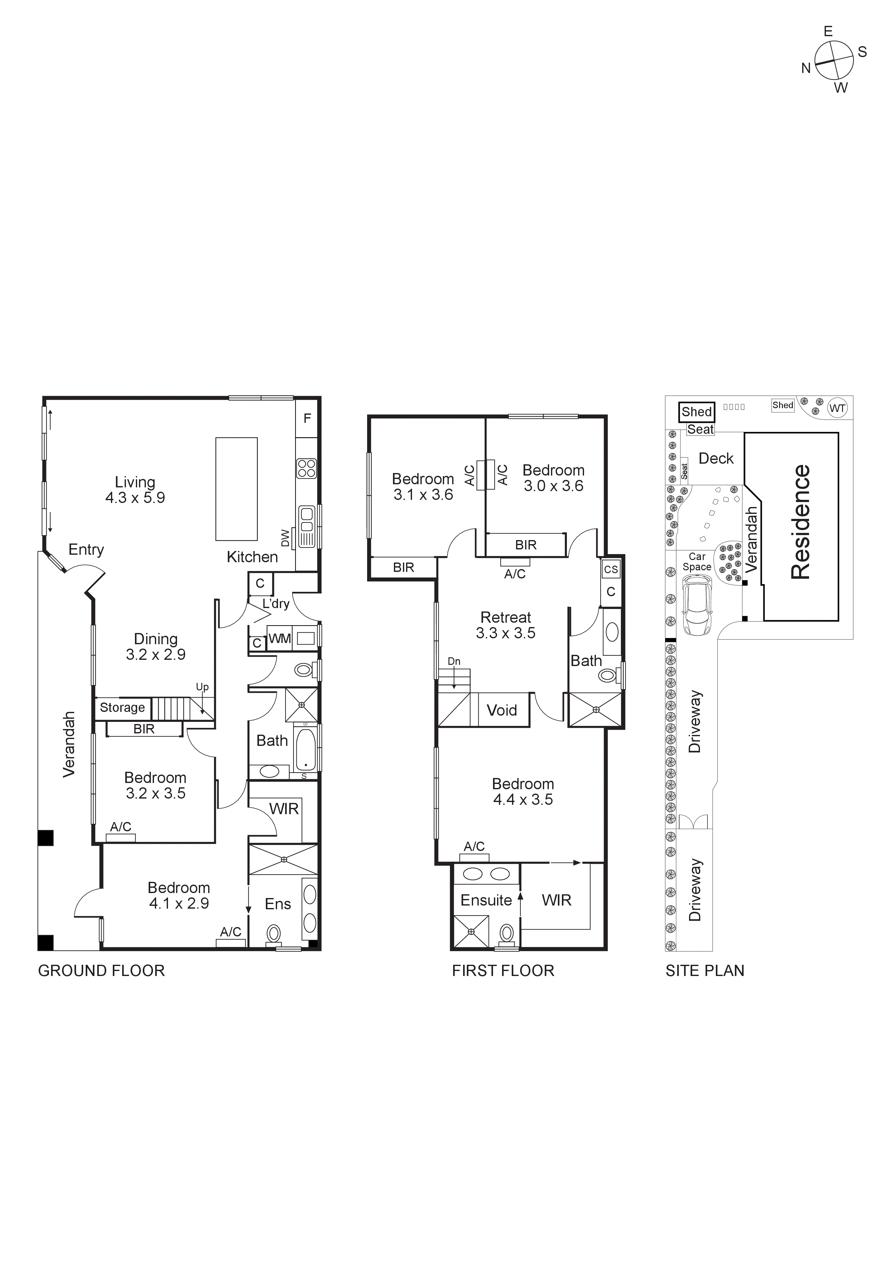10B Field Street, Hampton VIC 3188 - Floorplan