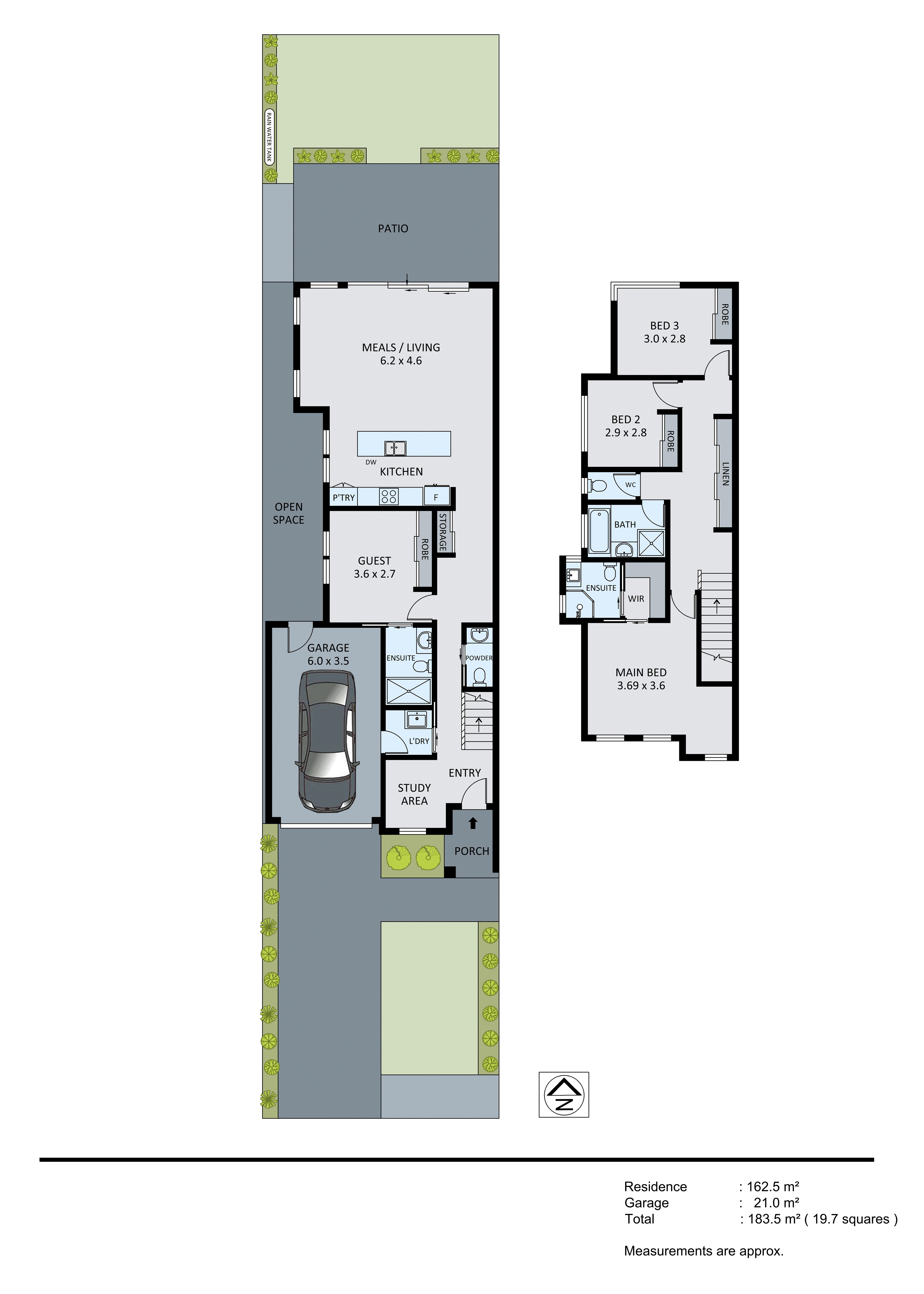 10b Village Drive, Dingley Village VIC 3172 - Floorplan