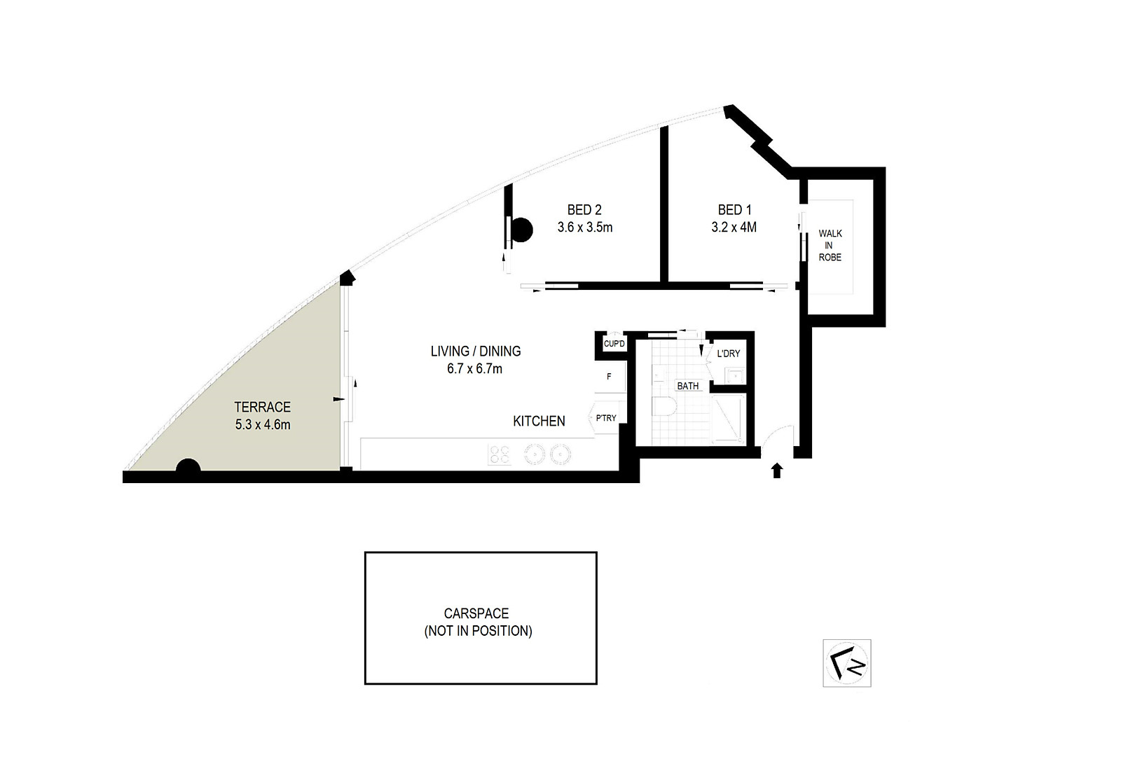 10D/635 St Kilda Road, Melbourne VIC 3004 - Floorplan