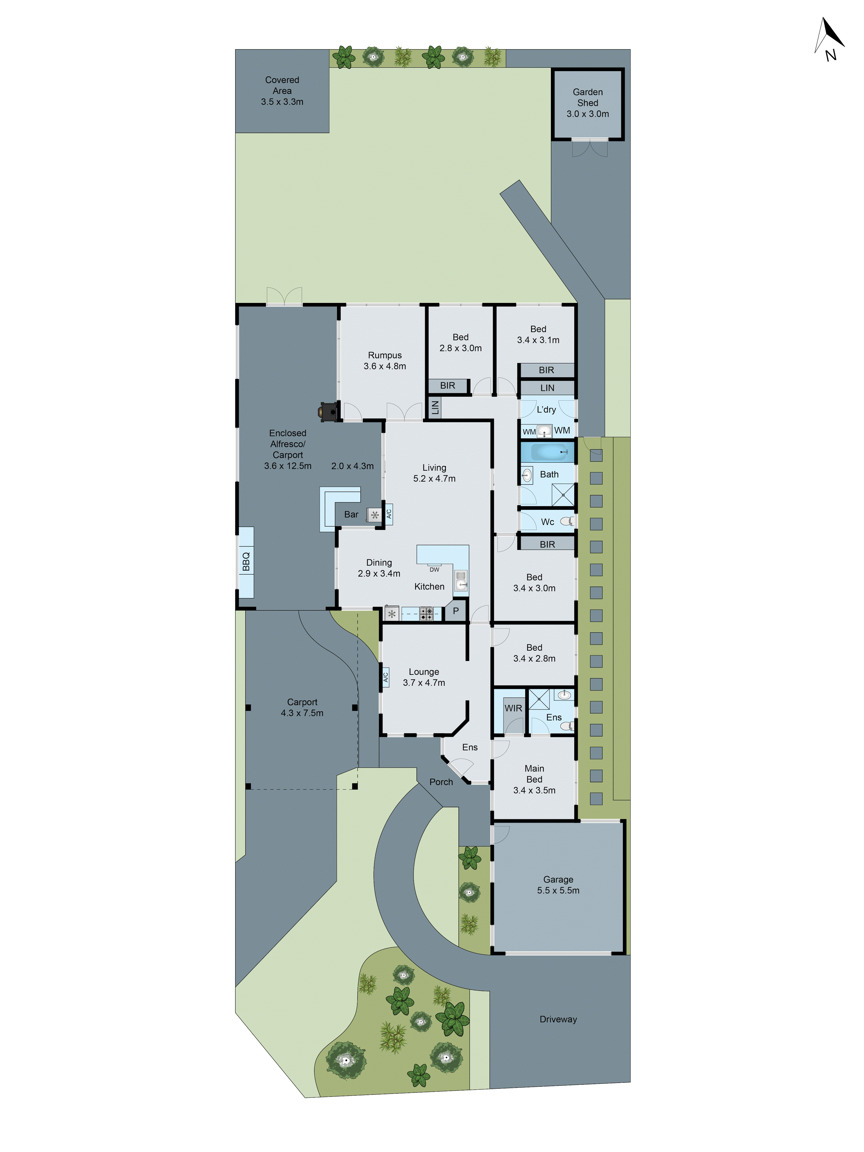 11-12 Sadean Place, Grovedale VIC 3216 - Floorplan