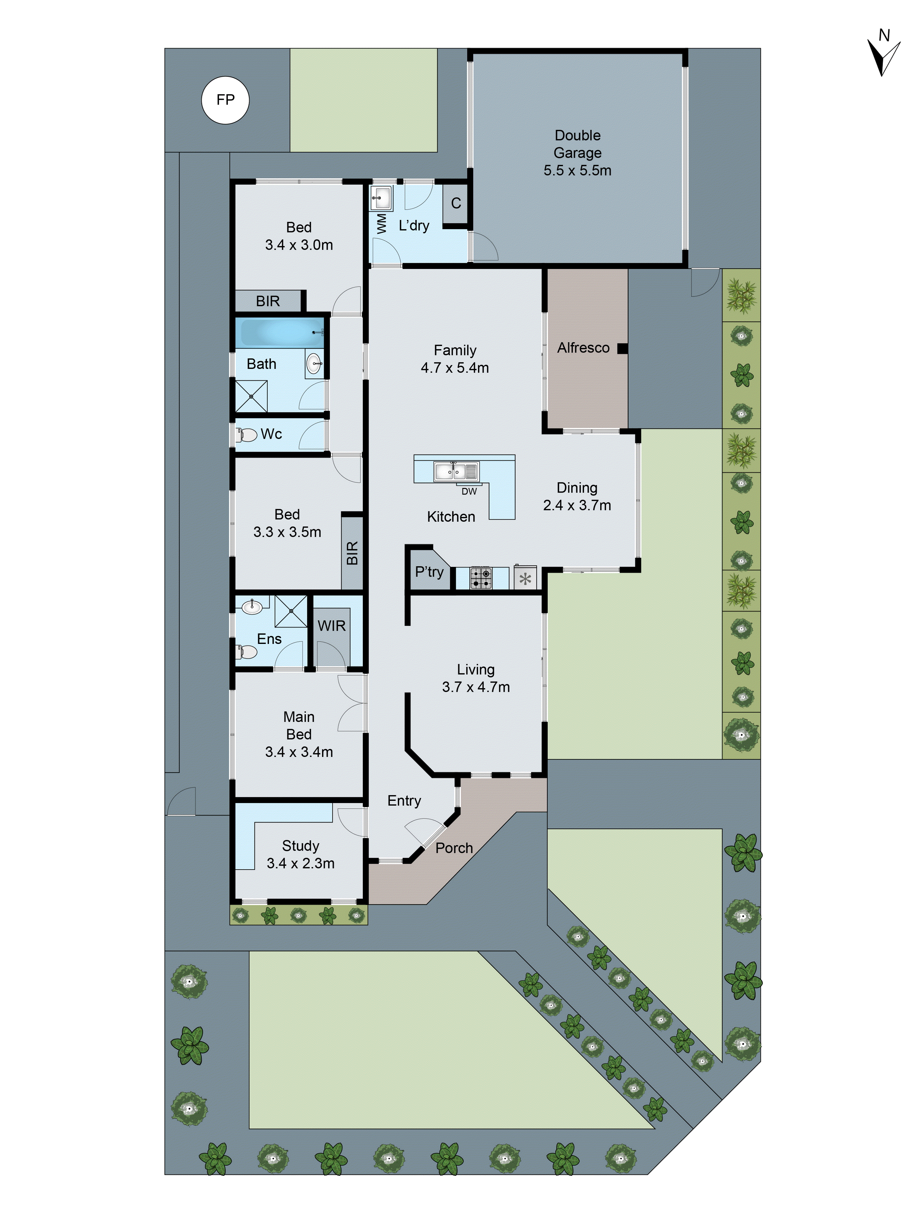 11-13 Blackheath Mews, Waurn Ponds VIC 3216 - Floorplan