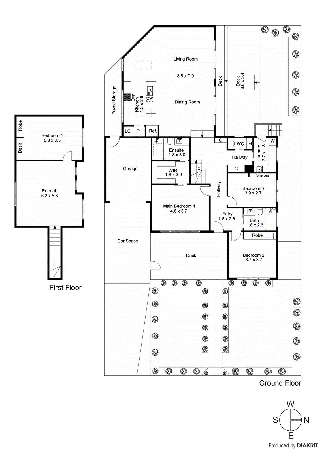 1/1 Acton Street, Mount Waverley VIC 3149 - Floorplan