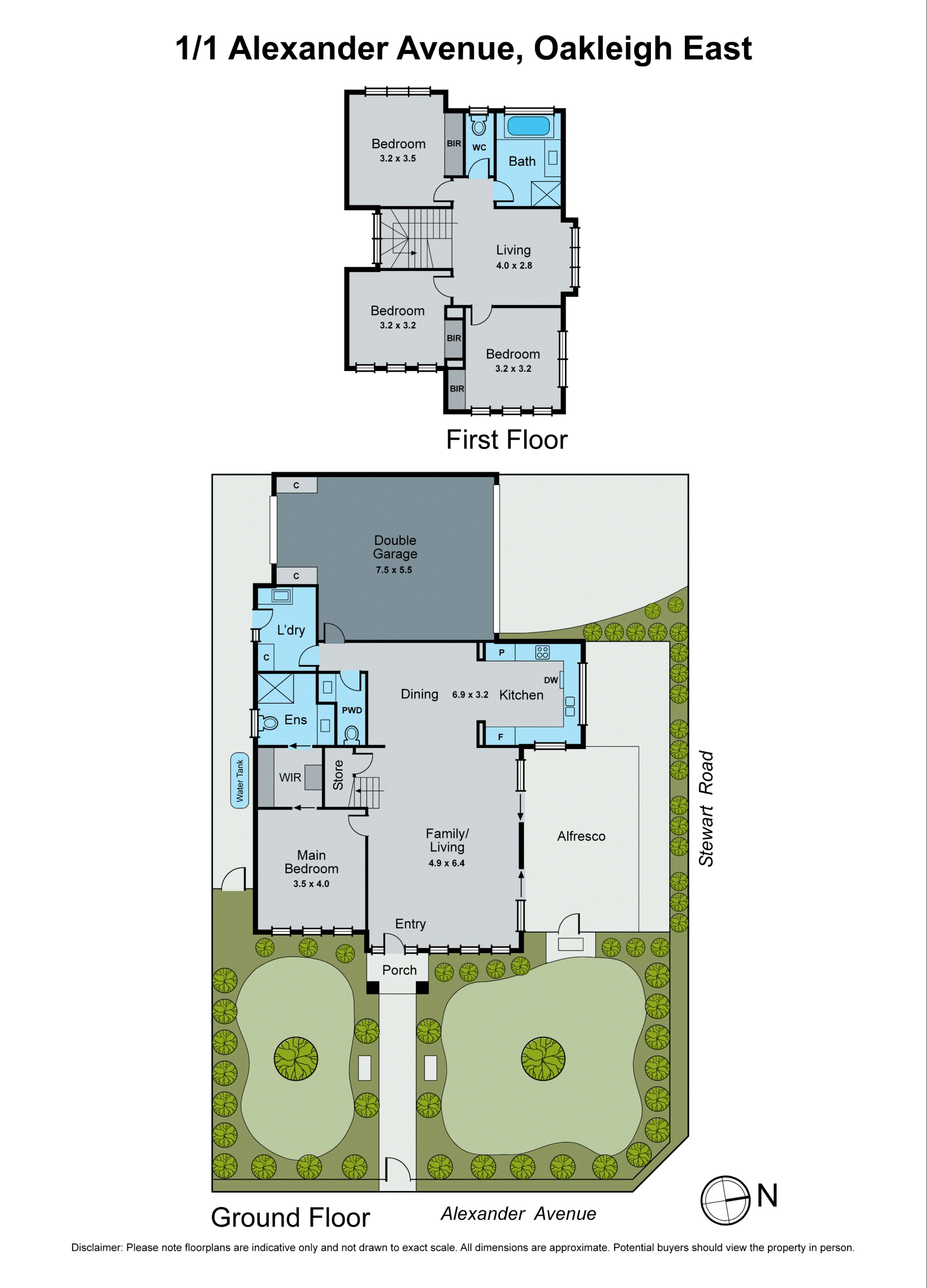 1/1 Alexander Avenue, Oakleigh East VIC 3166 - Floorplan