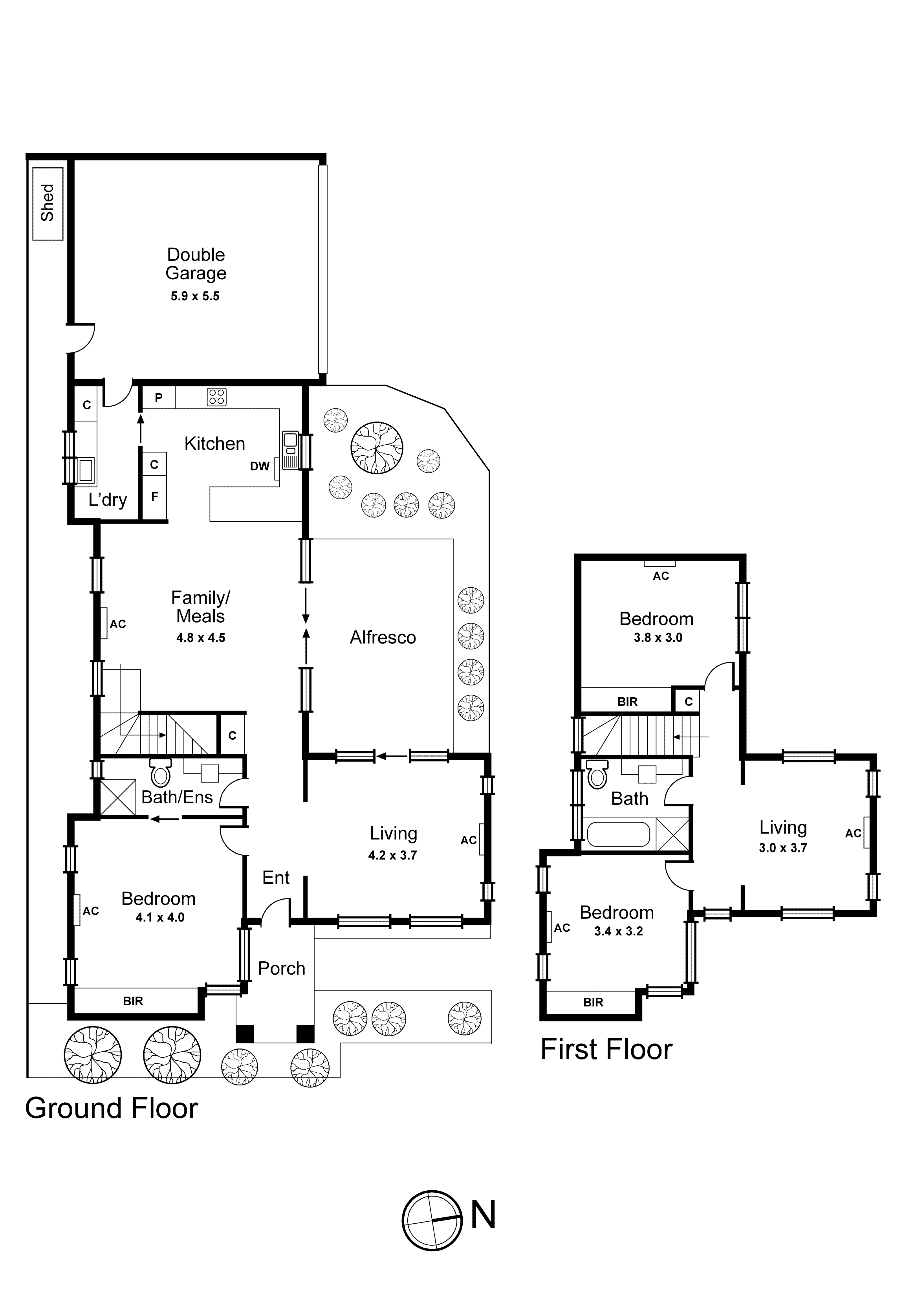 1/1 Allnutt Street, Bentleigh VIC 3204 - Floorplan