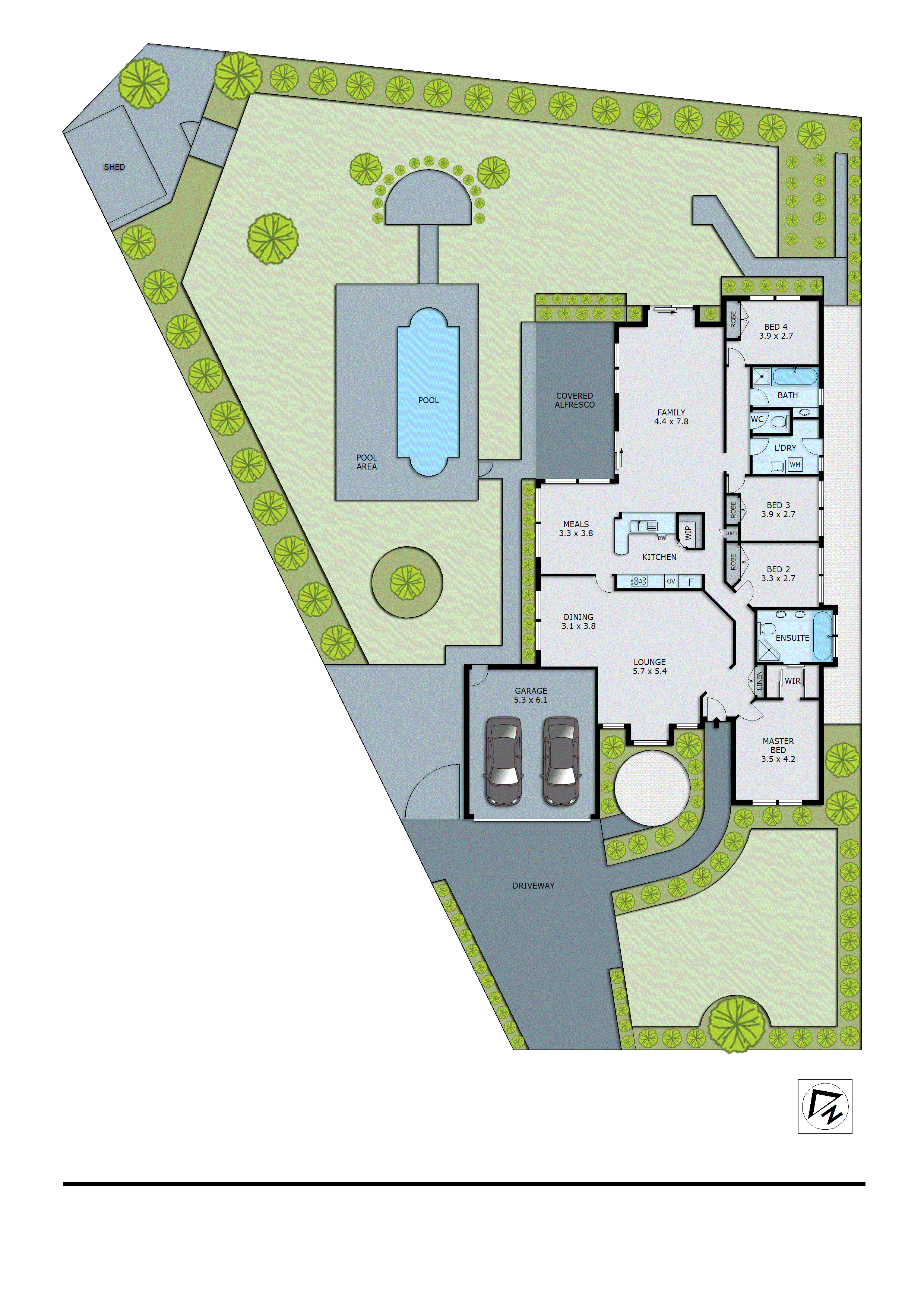 11 Batten Place, Aspendale Gardens VIC 3195 - Floorplan