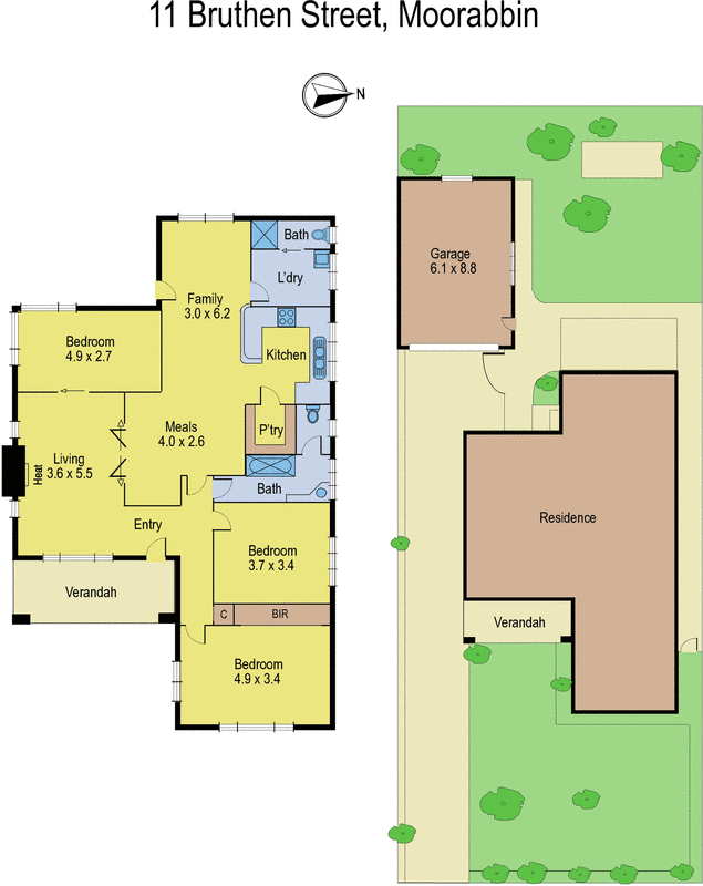 11 Bruthen Street, Moorabbin VIC 3189 - Floorplan