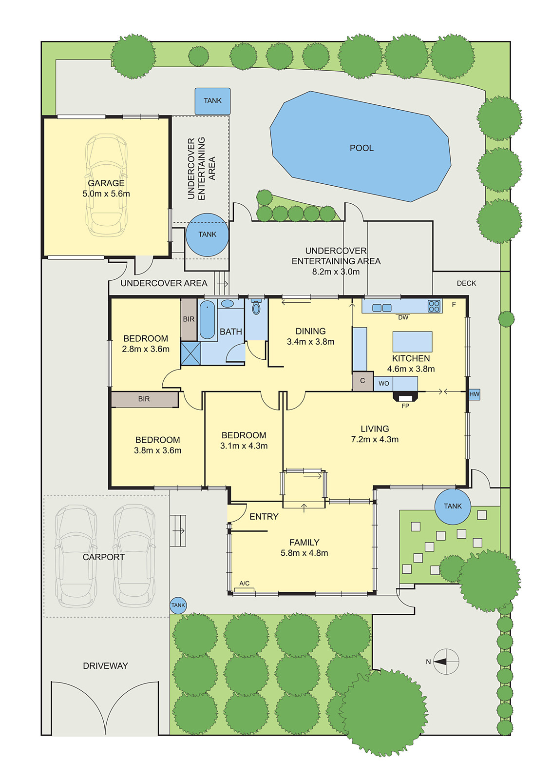 11 Carnarvon Drive, Grovedale VIC 3216 - Floorplan