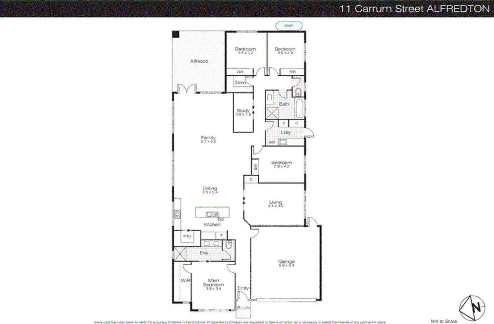 11 Carrum Street, Alfredton VIC 3350 - Floorplan