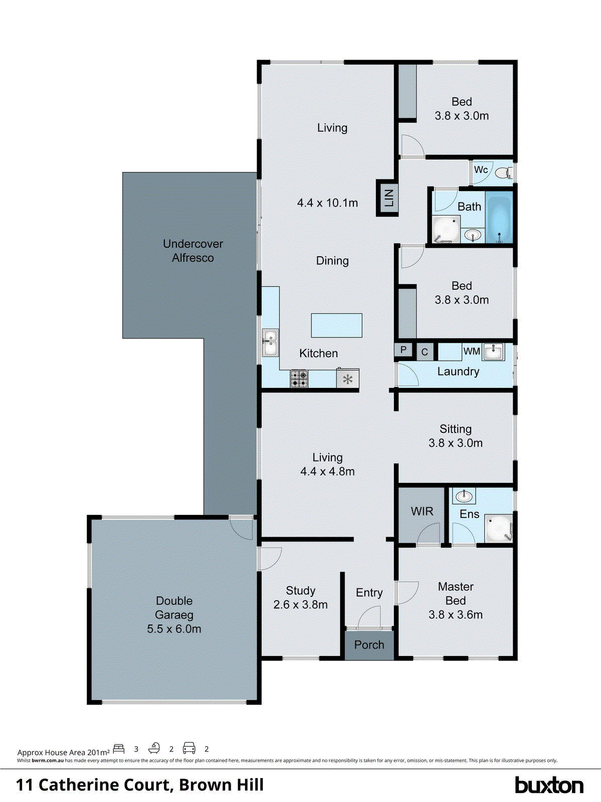 11 Catherine Court, Brown Hill VIC 3350 - Floorplan