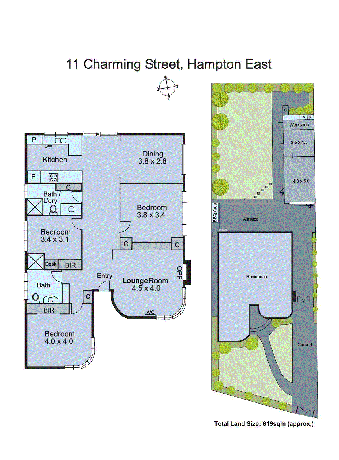 11 Charming Street, Hampton East VIC 3188 - Floorplan