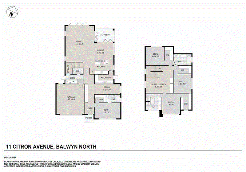11 Citron Avenue, Balwyn North VIC 3104 - Floorplan