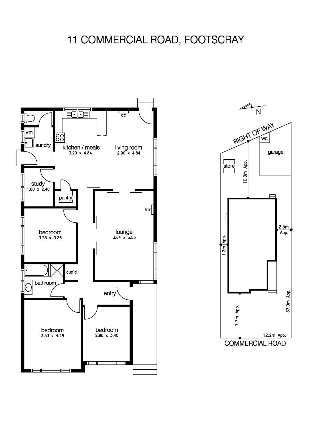 11 Commercial Road, FOOTSCRAY VIC 3011 - Floorplan
