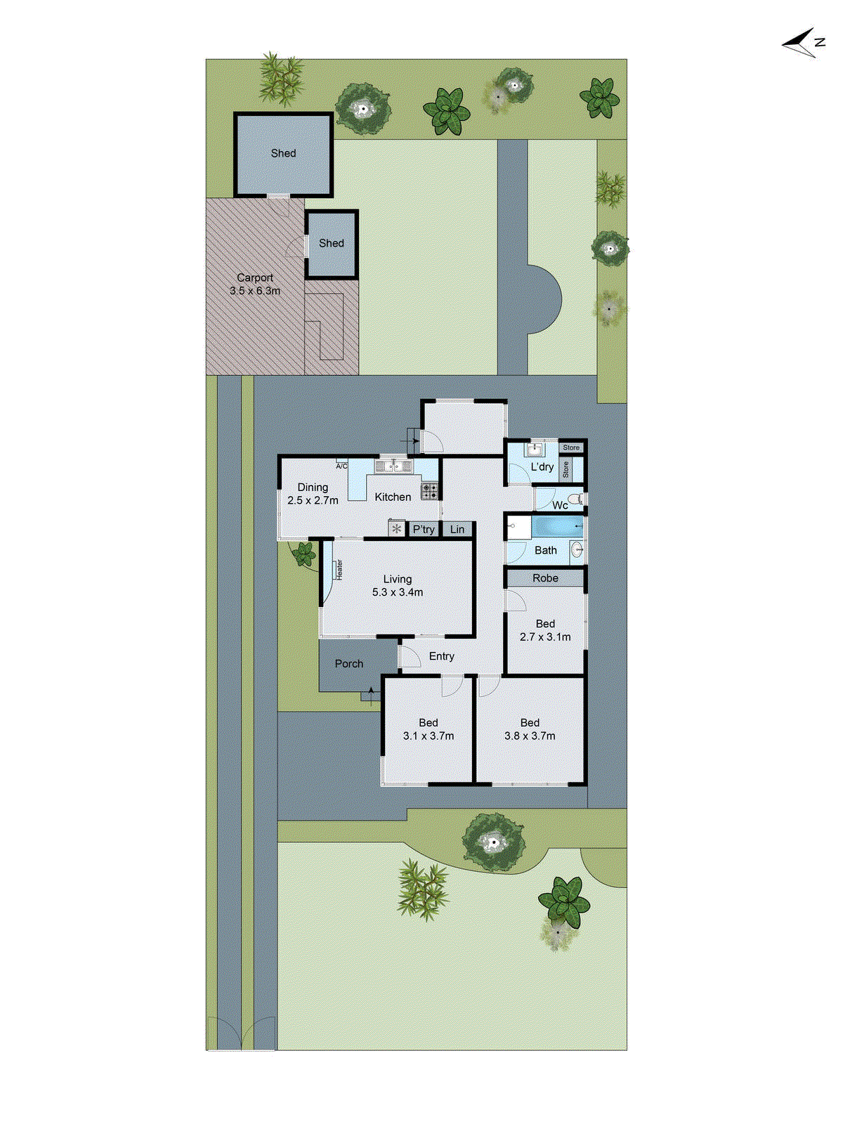 11 Cortina Close, Norlane VIC 3214 - Floorplan