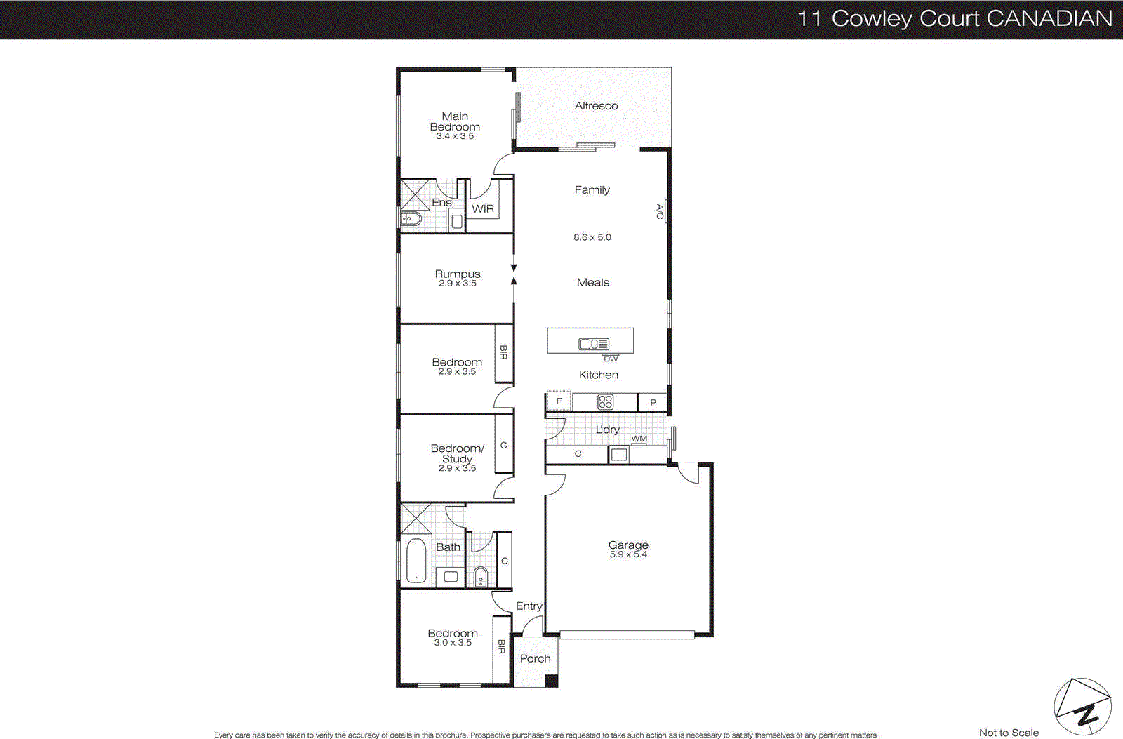 11 Cowley Court, Canadian VIC 3350 - Floorplan
