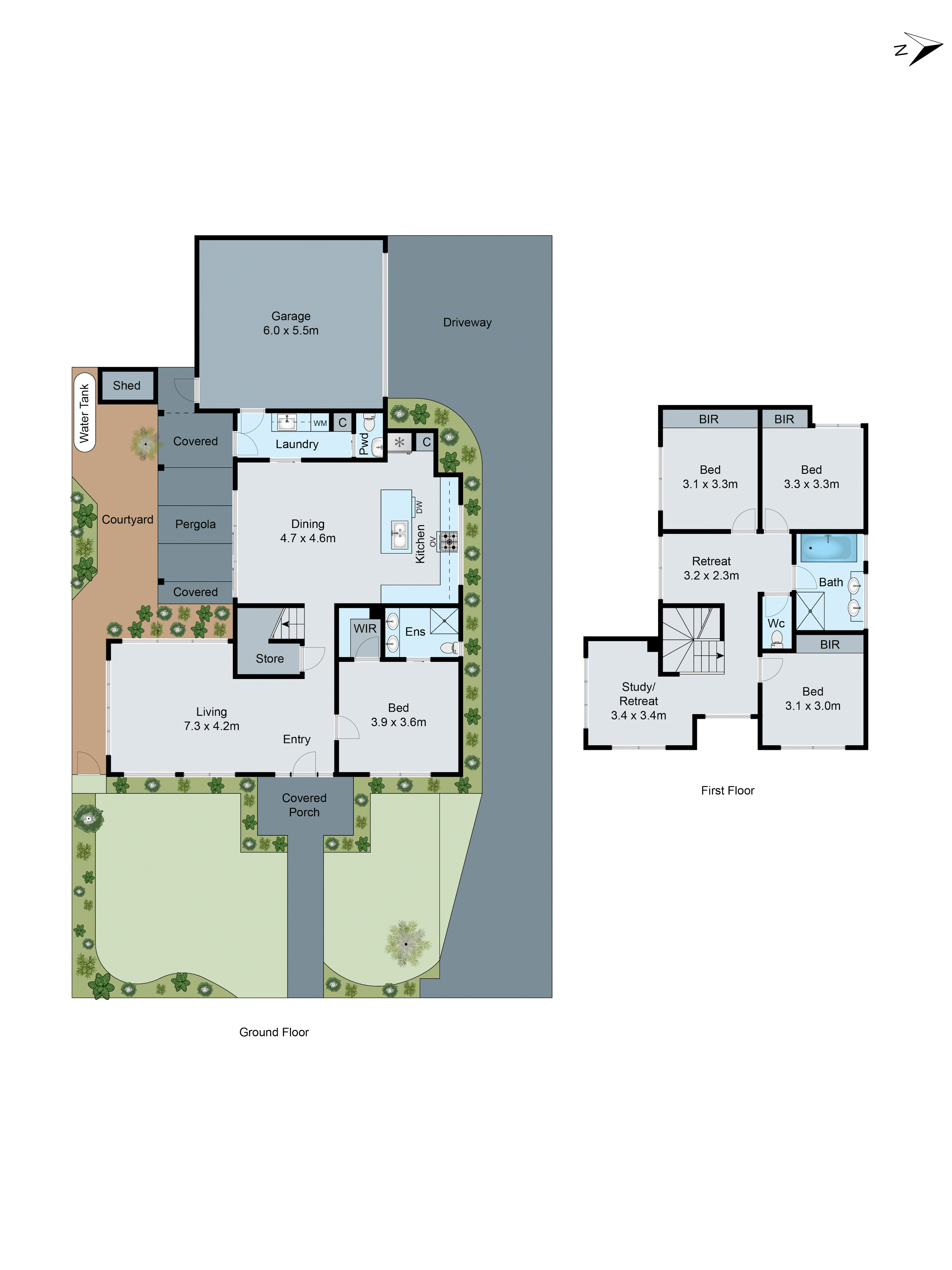 1/1 Cremin Court, Mount Waverley VIC 3149 - Floorplan