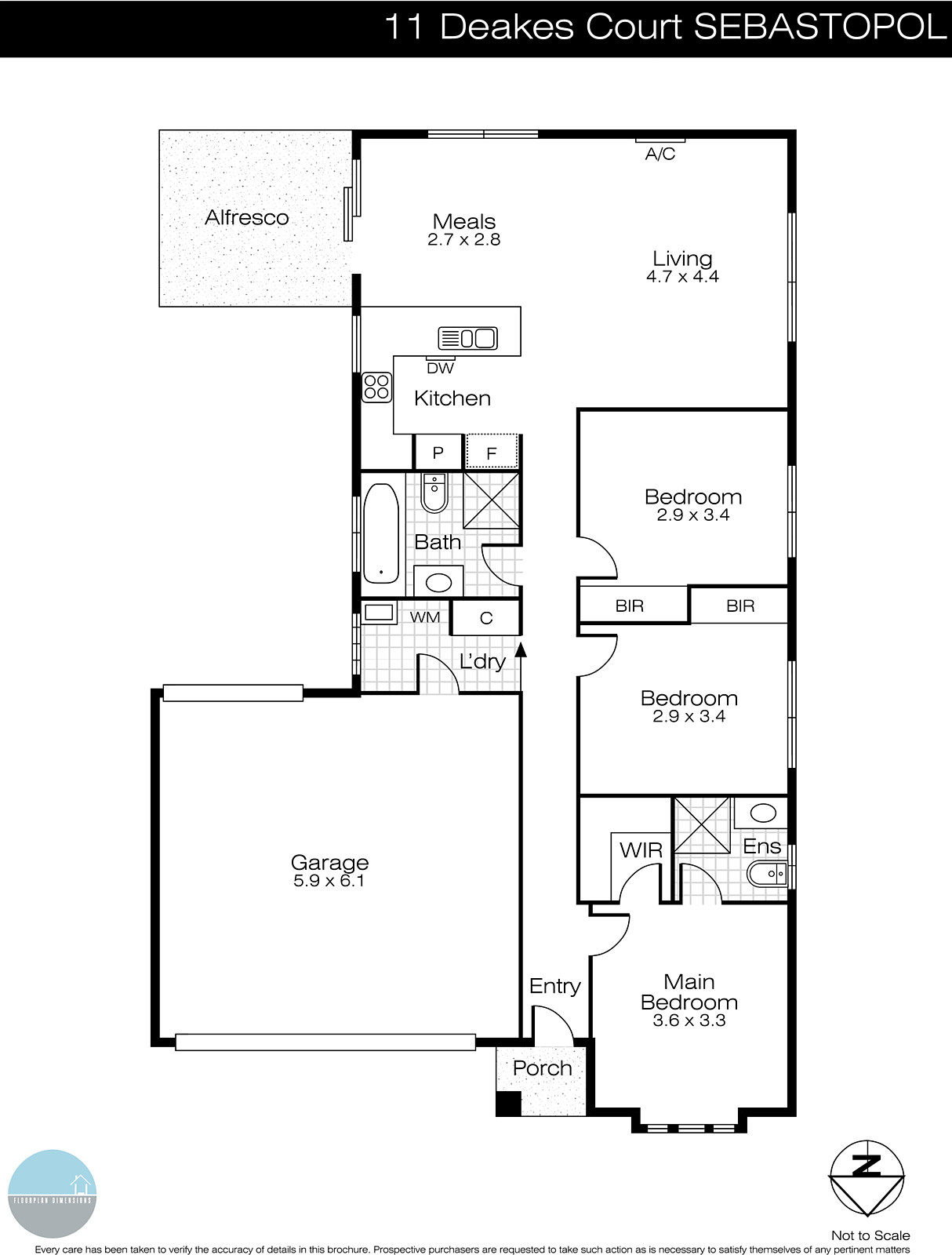 11 Deakes Court, Sebastopol VIC 3356 - Floorplan