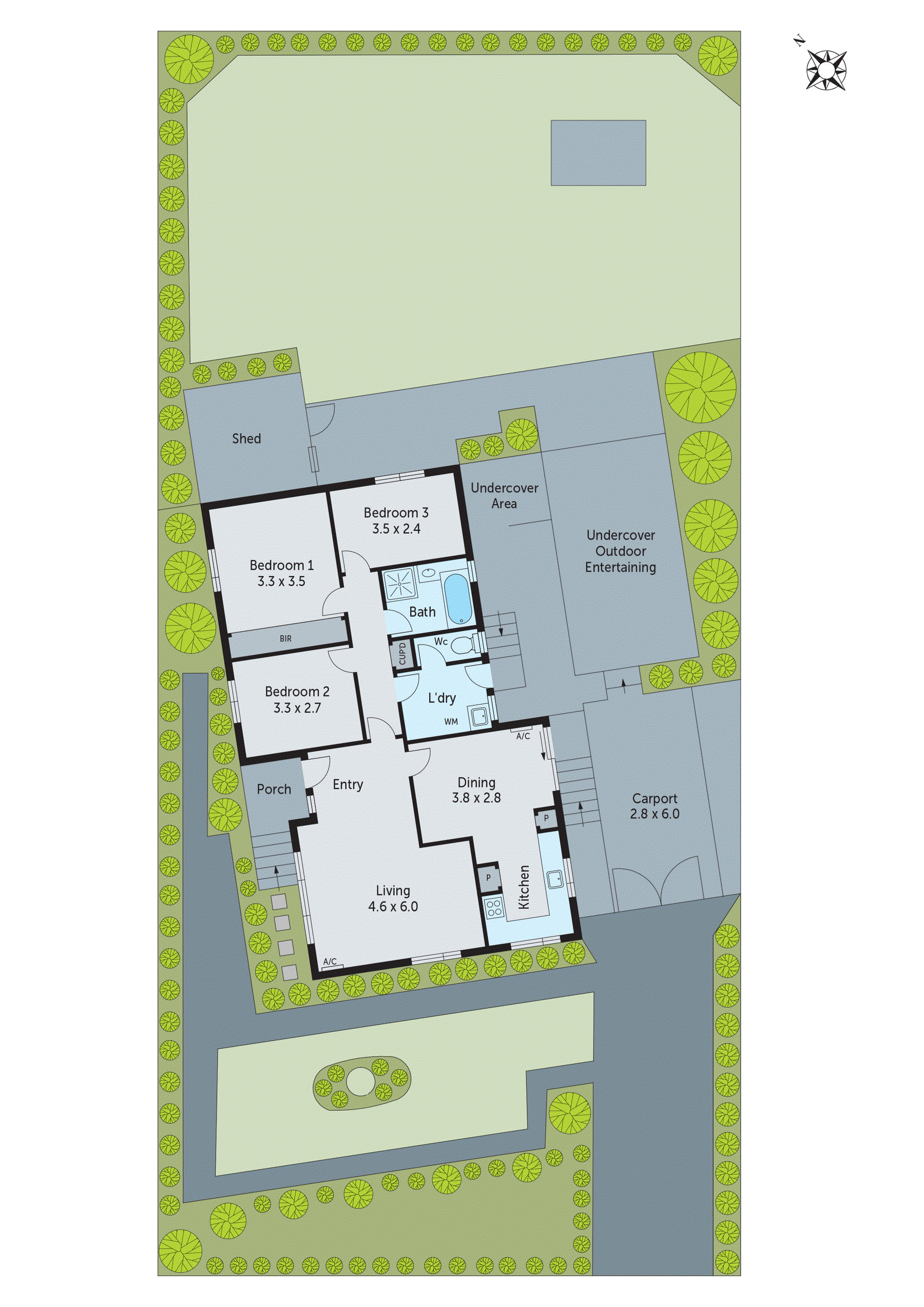 11 Delungra Avenue, Clifton Springs VIC 3222 - Floorplan