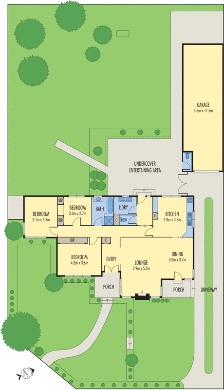 11 Dover Street, Oakleigh East VIC 3166 - Floorplan