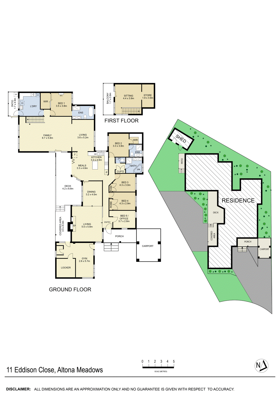 11 Eddison Close, Altona Meadows VIC 3028 - Floorplan