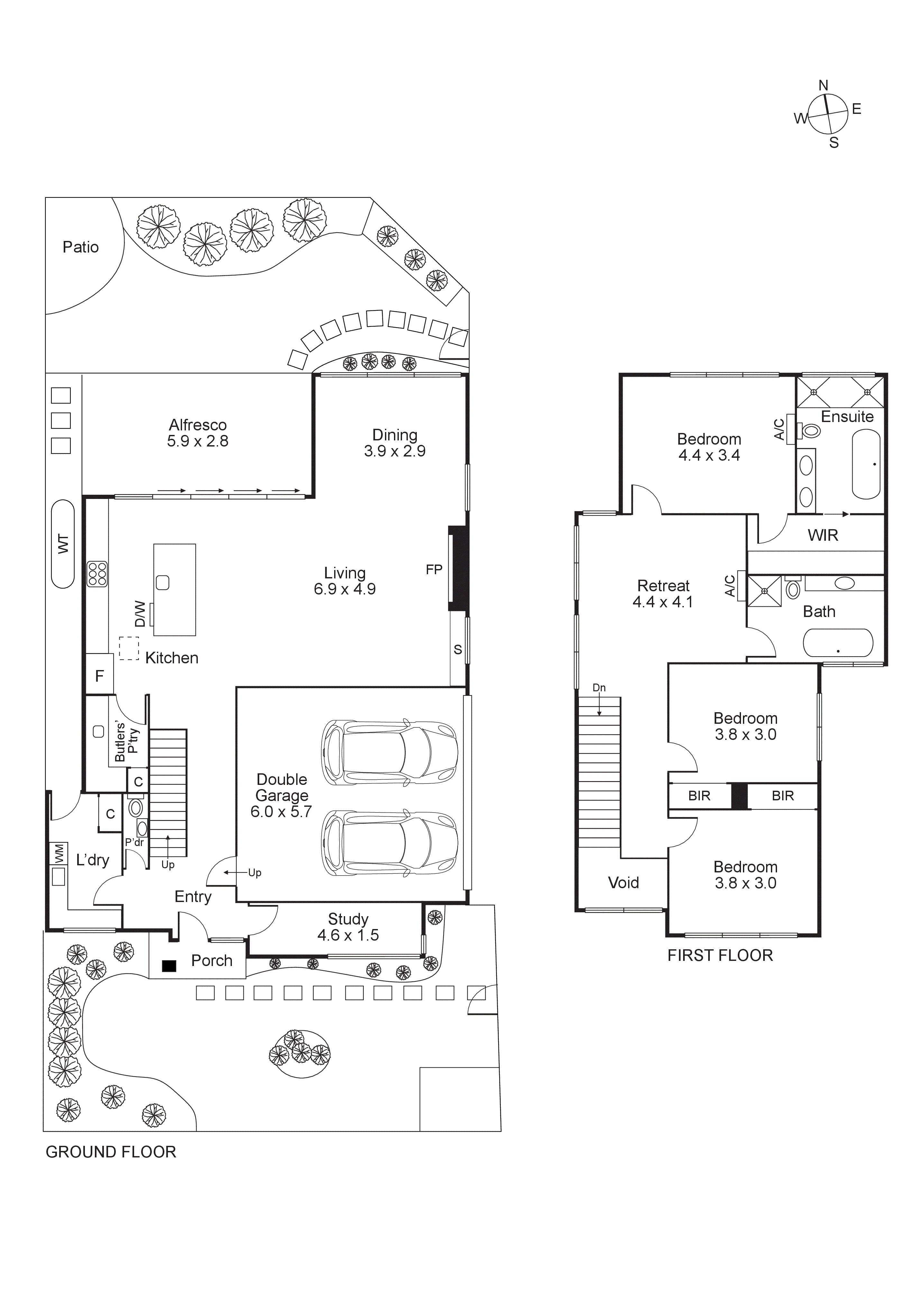 1/1 Ellen Street, Parkdale VIC 3195 - Floorplan