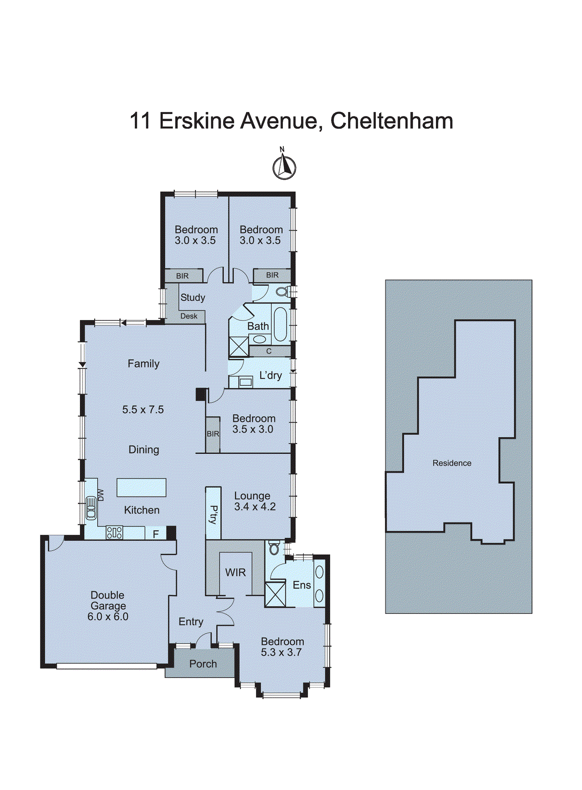 11 Erskine Avenue, Cheltenham VIC 3192 - Floorplan