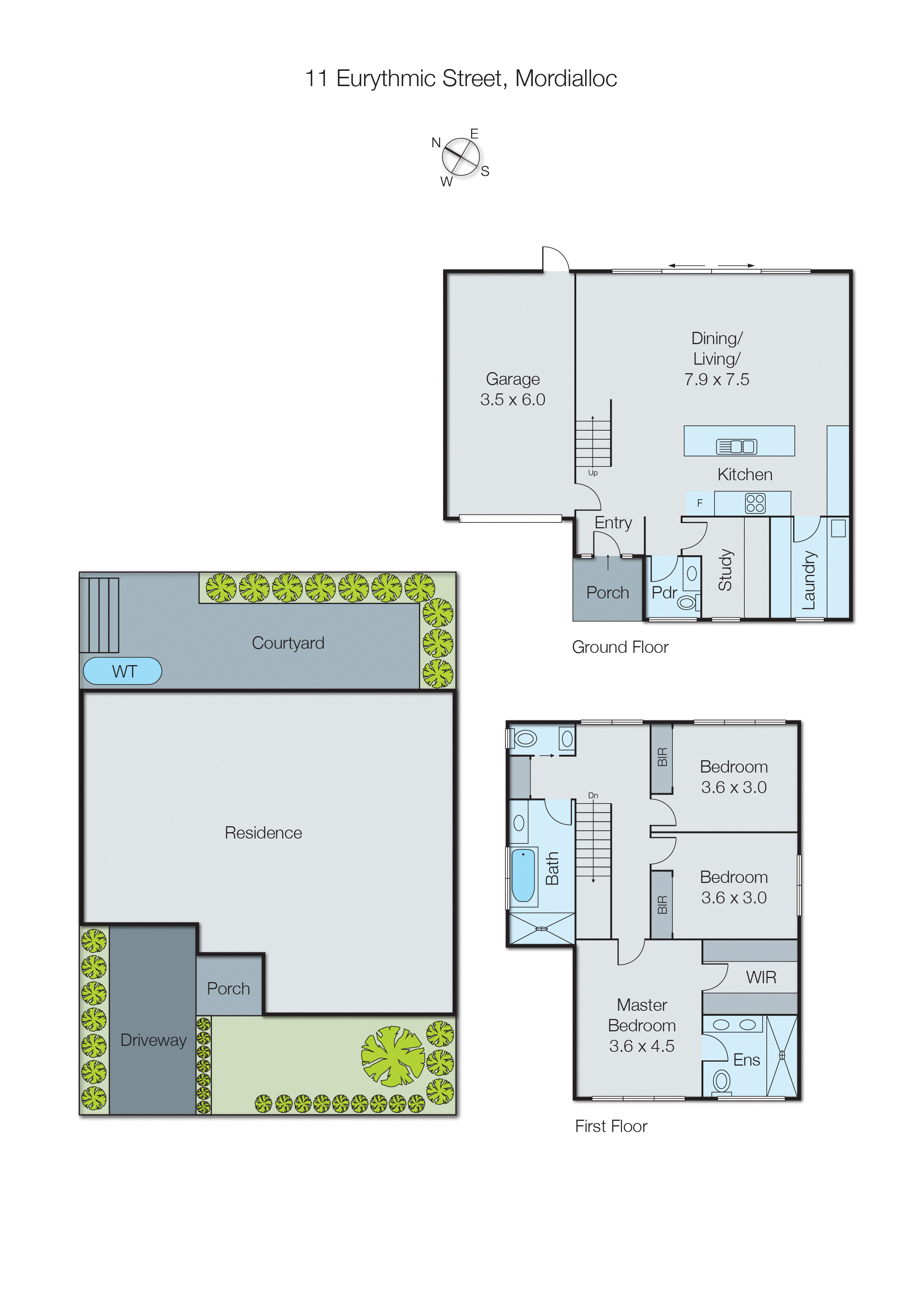 11 Eurythmic Street, Mordialloc VIC 3195 - Floorplan