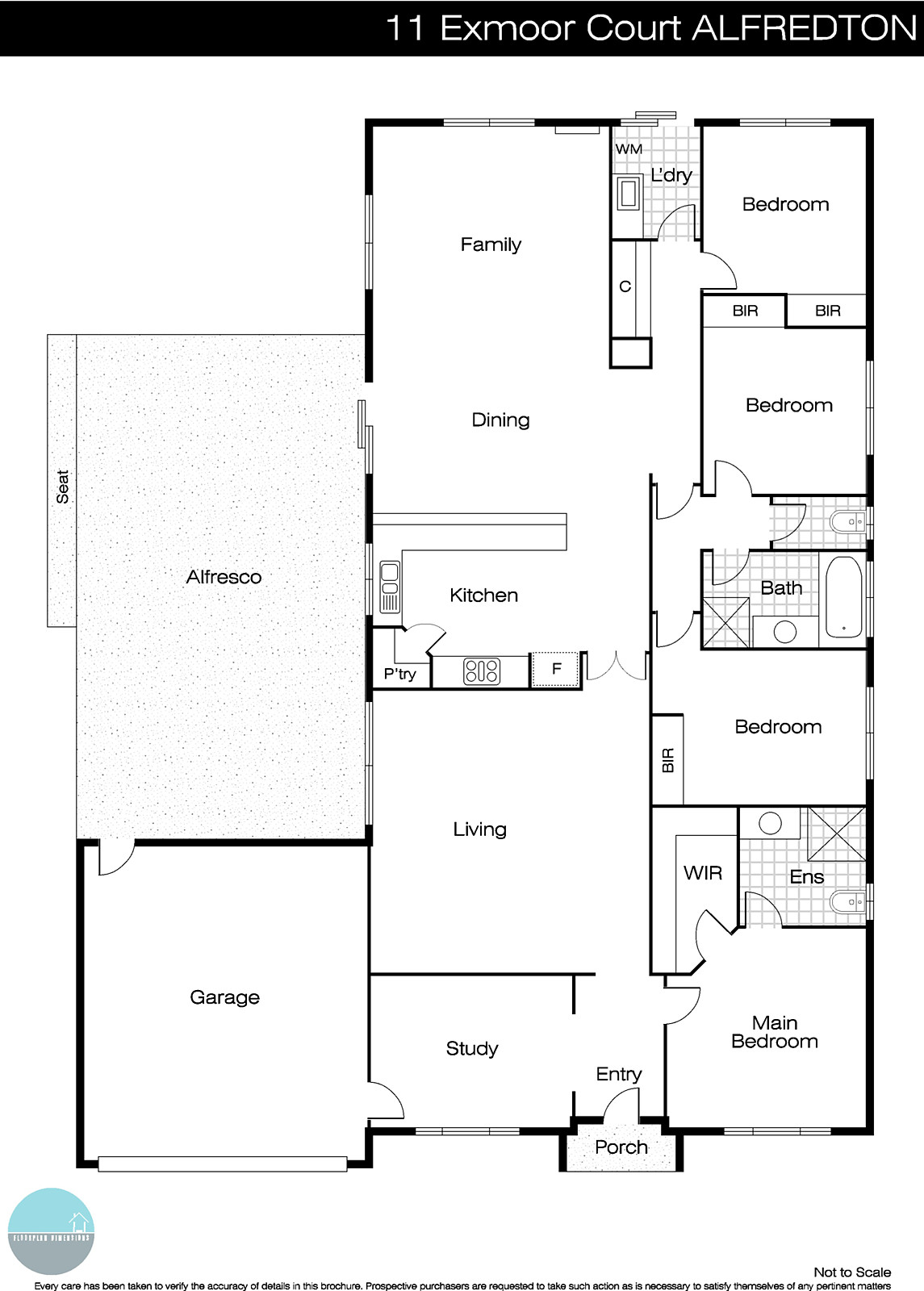 11 Exmoor Court, Alfredton VIC 3350 - Floorplan