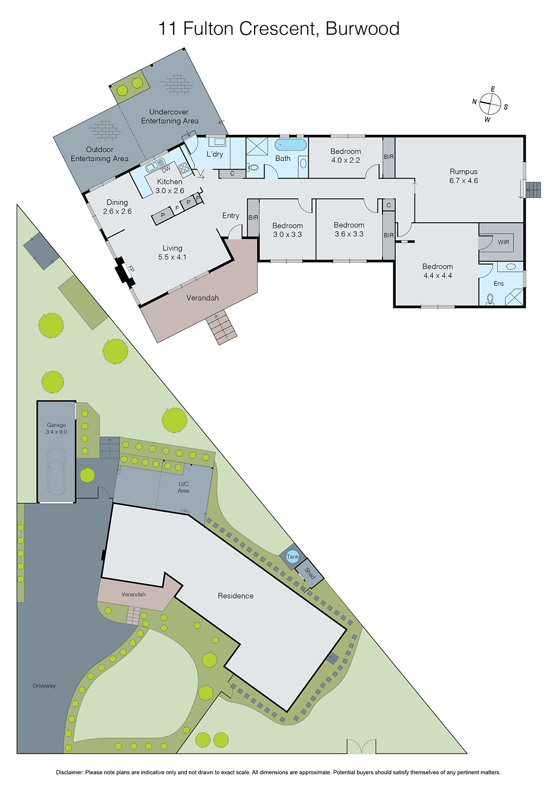 11 Fulton Crescent, Burwood VIC 3125 - Floorplan