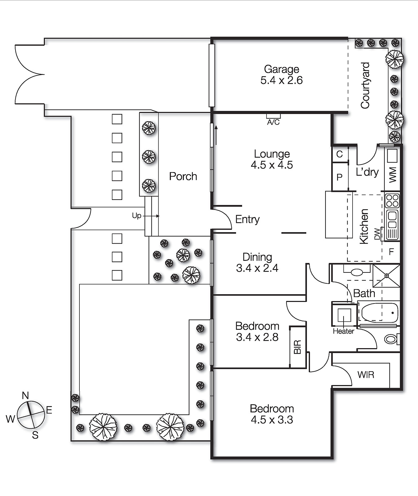 1/1 Gillies Street, Hampton VIC 3188 - Floorplan