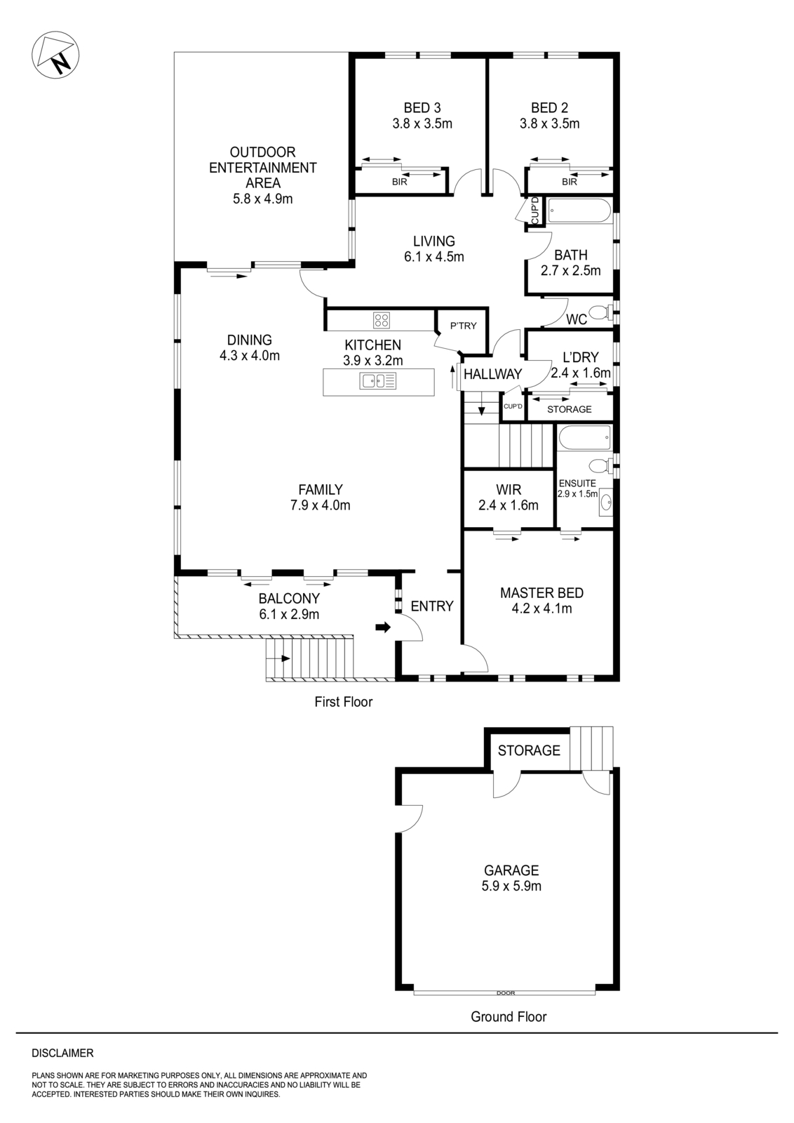 11 Henry Avenue, Mount Clear VIC 3350 - Floorplan