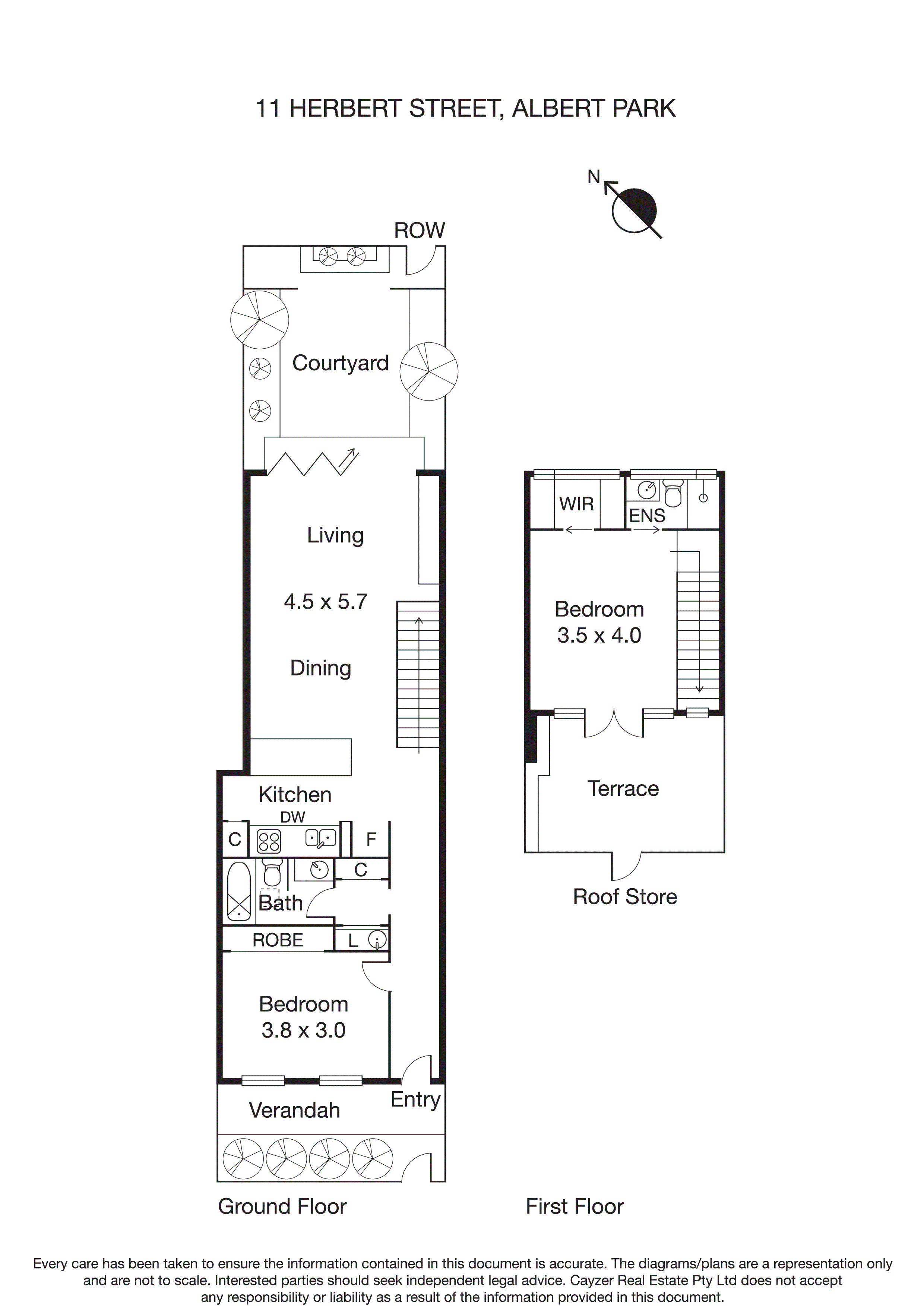 11 Herbert Street, ALBERT PARK VIC 3206 - Floorplan