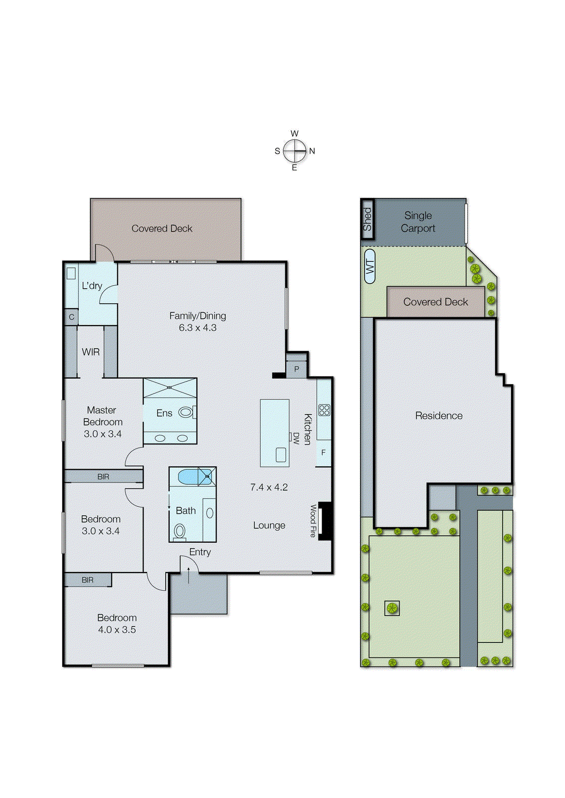 1/1 Houston Street, Mentone VIC 3194 - Floorplan