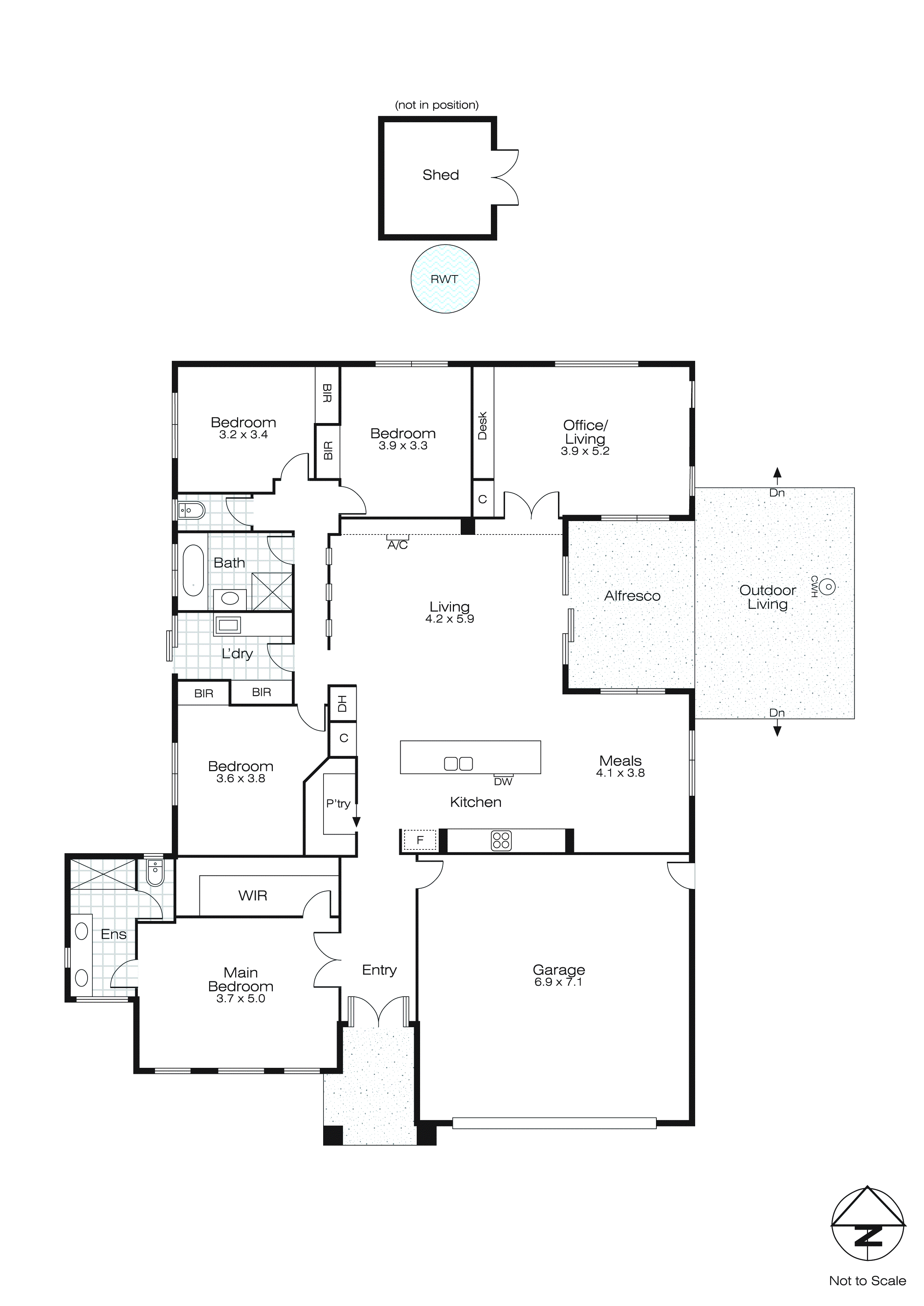 11 Keating Court, Miners Rest VIC 3352 - Floorplan