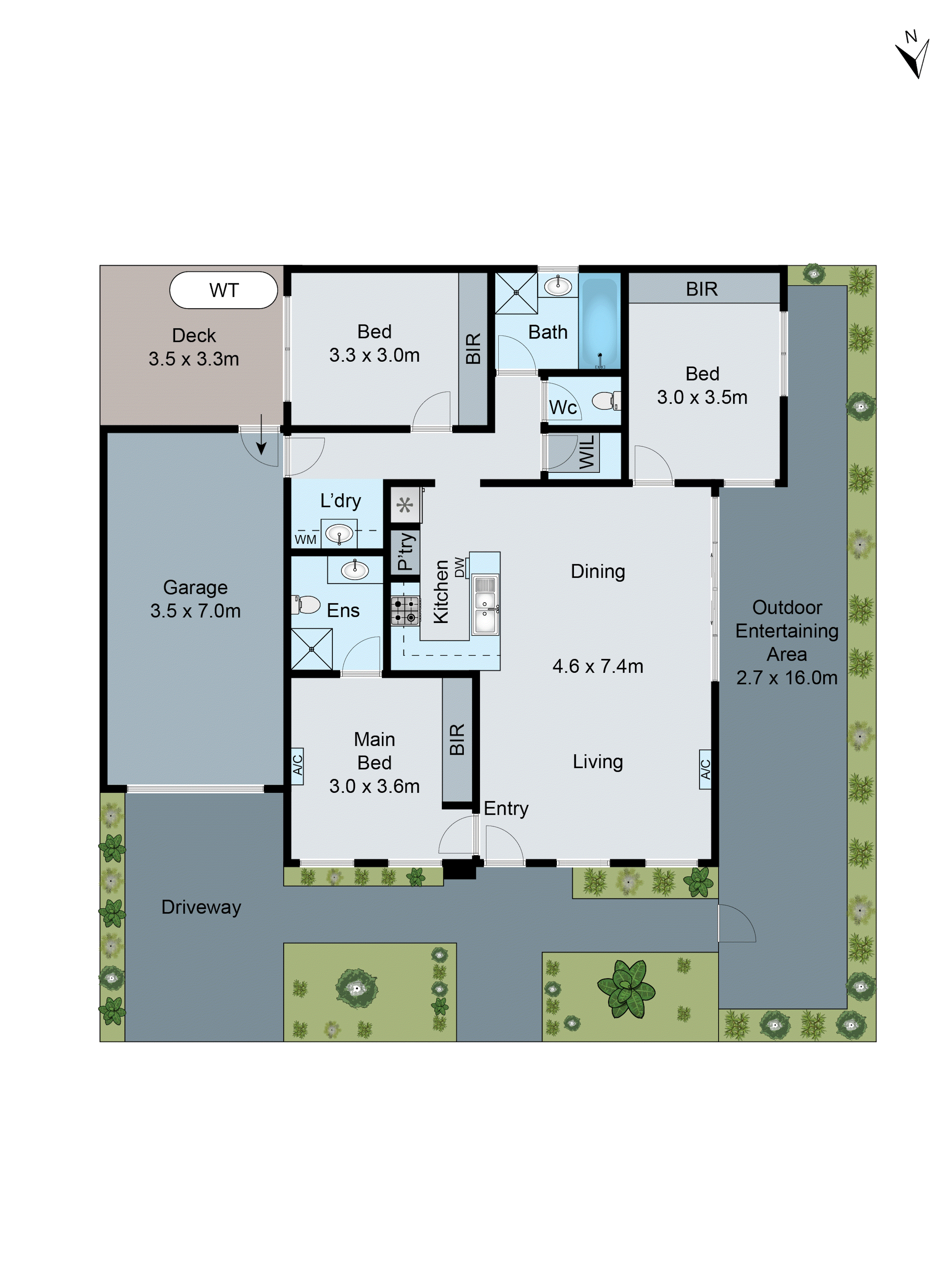 1/1 Kinnon Avenue, Belmont VIC 3216 - Floorplan