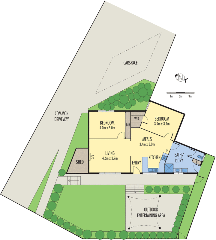 1/1 Kinnordy Court, Hamlyn Heights VIC 3215 - Floorplan