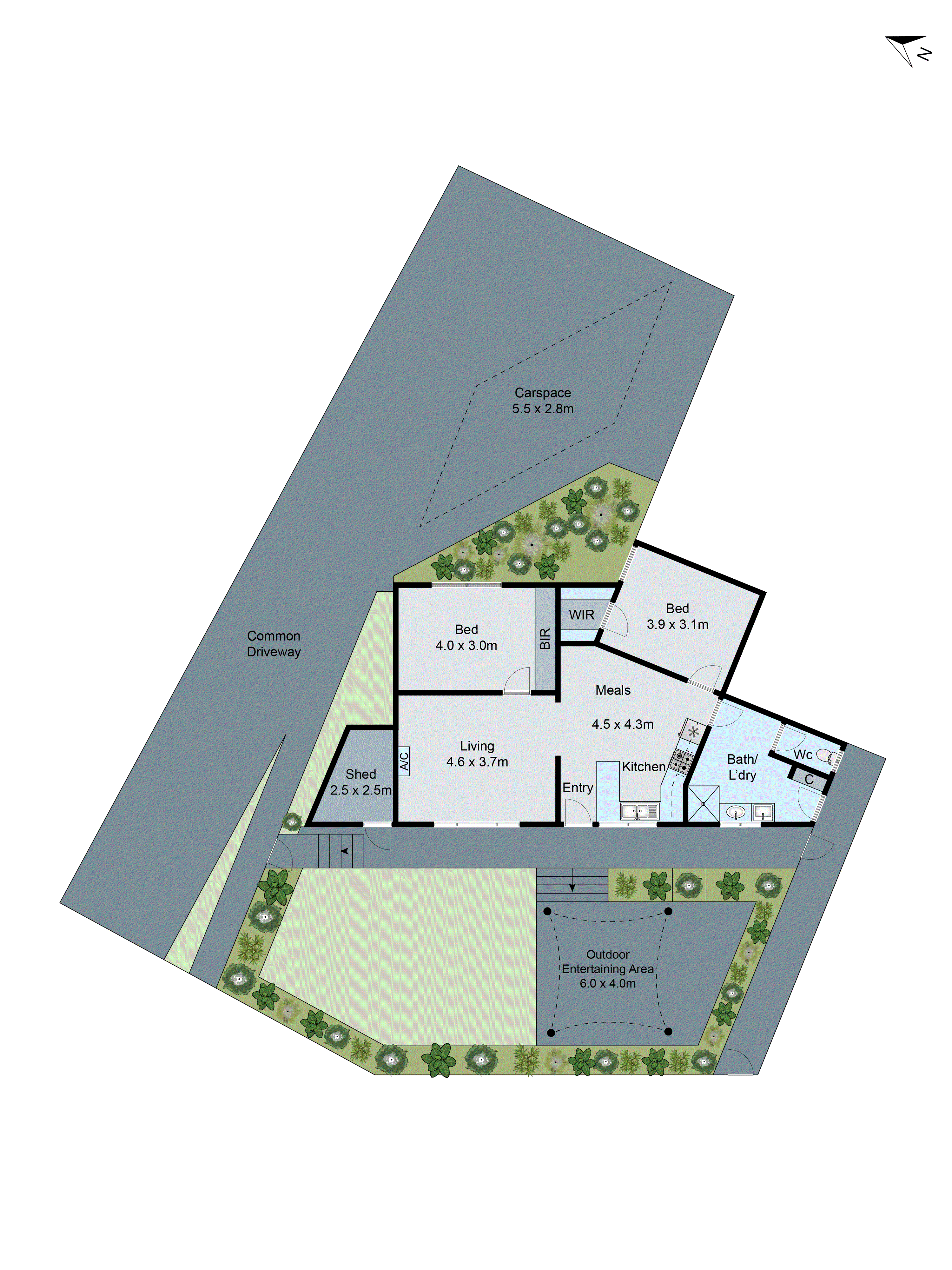 1/1 Kinnordy Court, Hamlyn Heights VIC 3215 - Floorplan