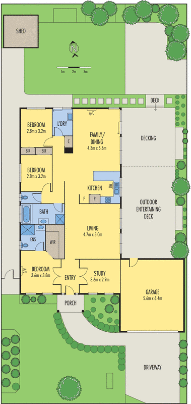 11 Malkeith Court, Grovedale VIC 3216 - Floorplan