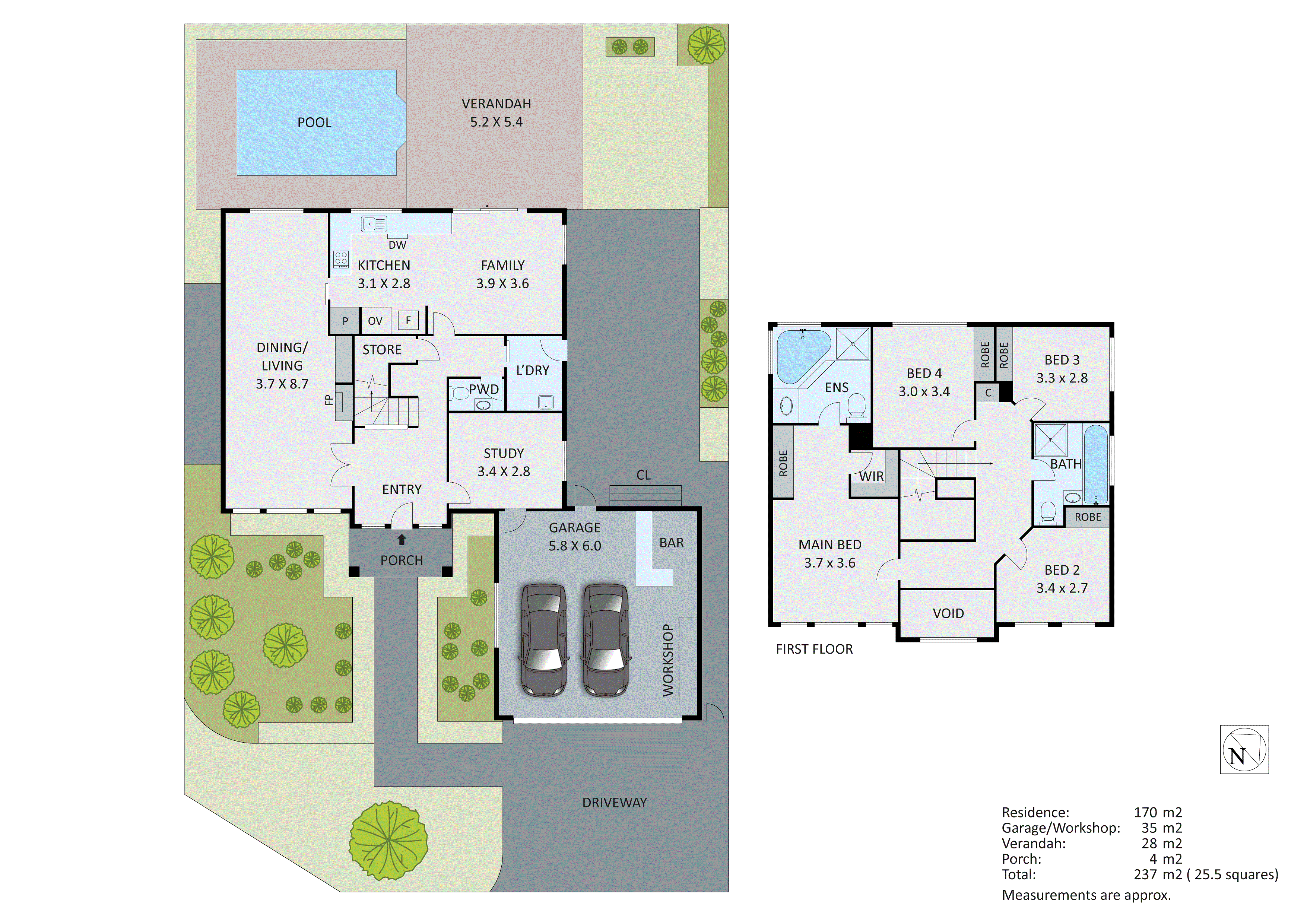 11 Marinique Drive, Aspendale Gardens VIC 3195 - Floorplan