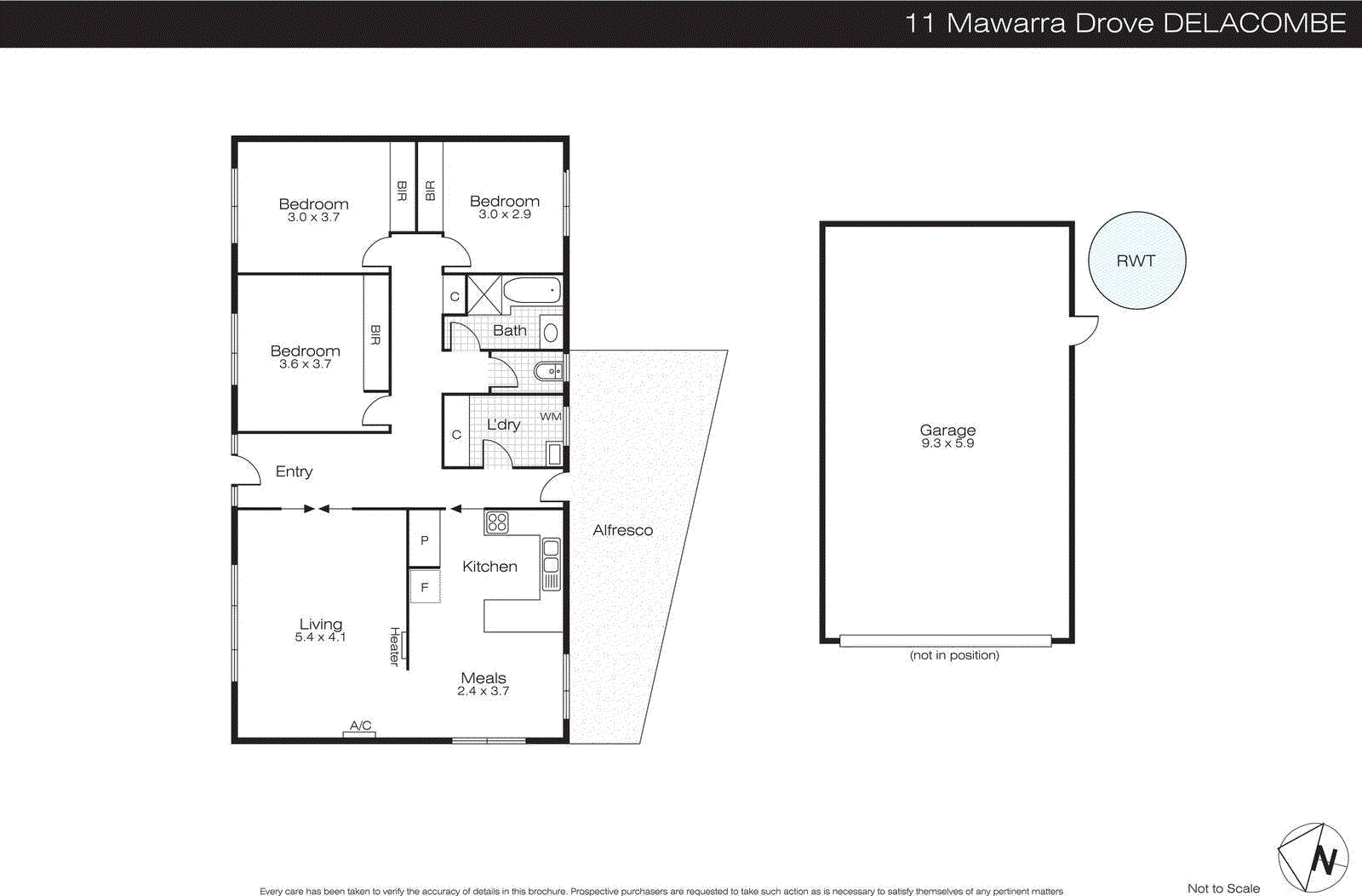 11 Mawarra Drive, Delacombe VIC 3356 - Floorplan