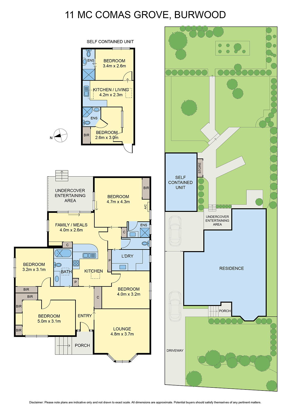 11 McComas Grove, Burwood VIC 3125 - Floorplan
