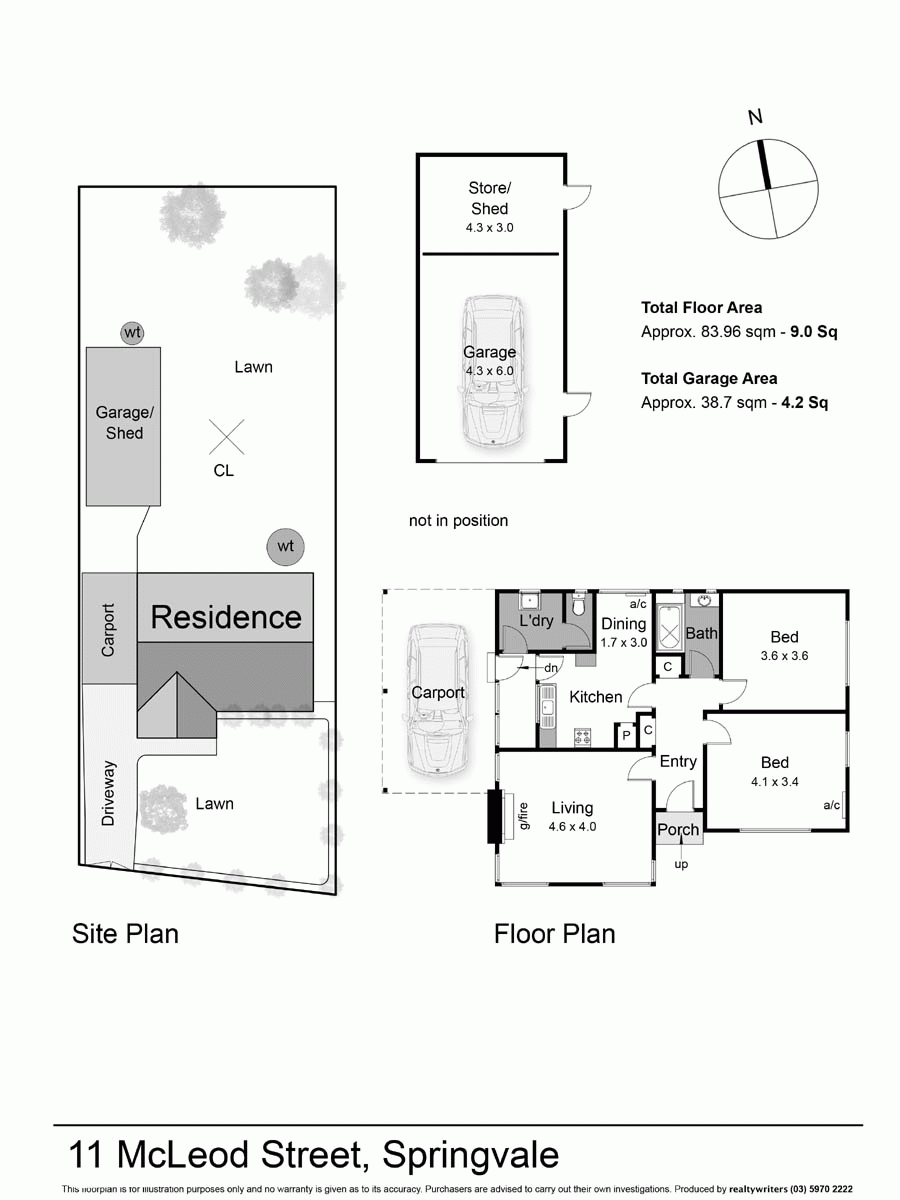 11 McLeod Street, SPRINGVALE VIC 3171 - Floorplan