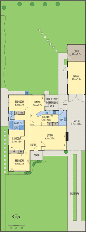 11 Newland Street, Newcomb VIC 3219 - Floorplan